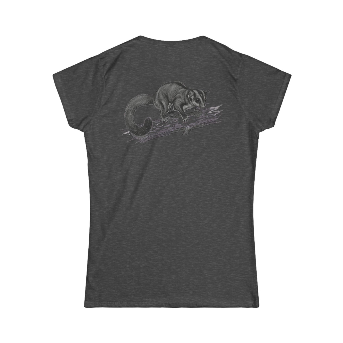 "Pencil Sketch Art Sugar Glider" Women's Tee