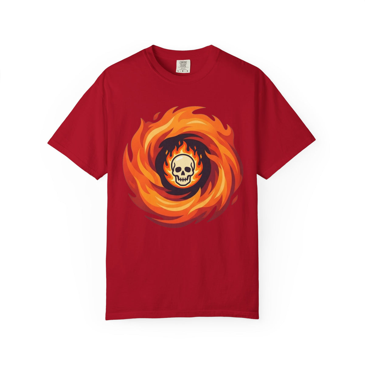 Color: Red | Hellfire Unisex Garment-Dyed Tee