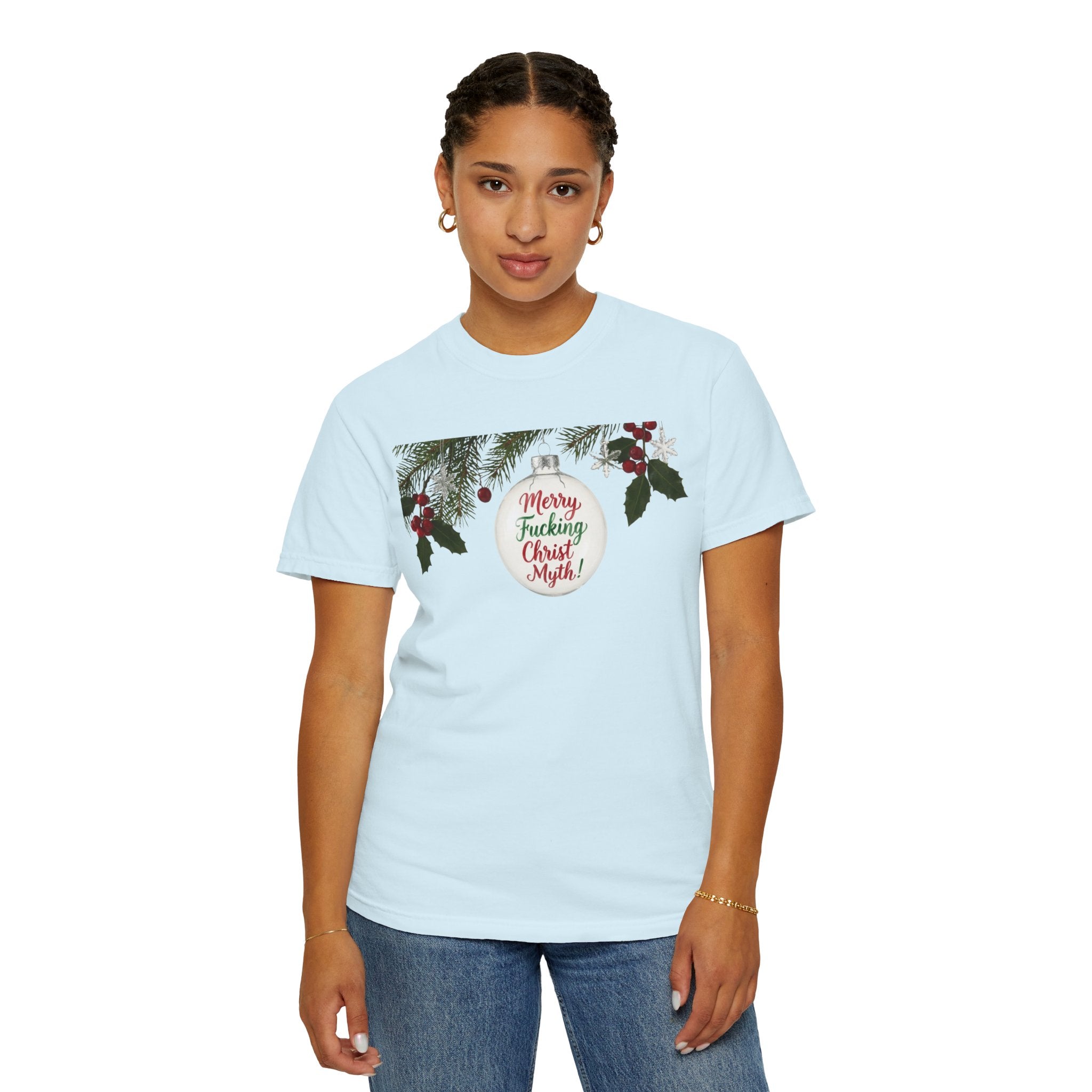 "MF Christ Myth" Unisex Garment-Dyed T-shirt