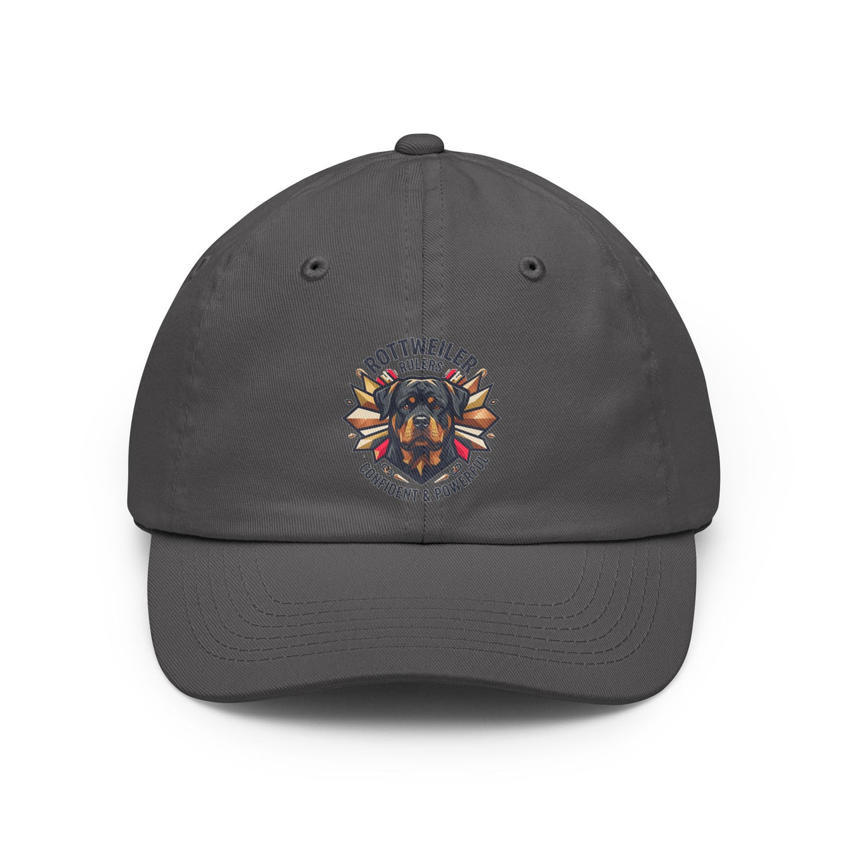 Color: Charcoal | Rottweiler Rulers Confident Powerful Dad Hat