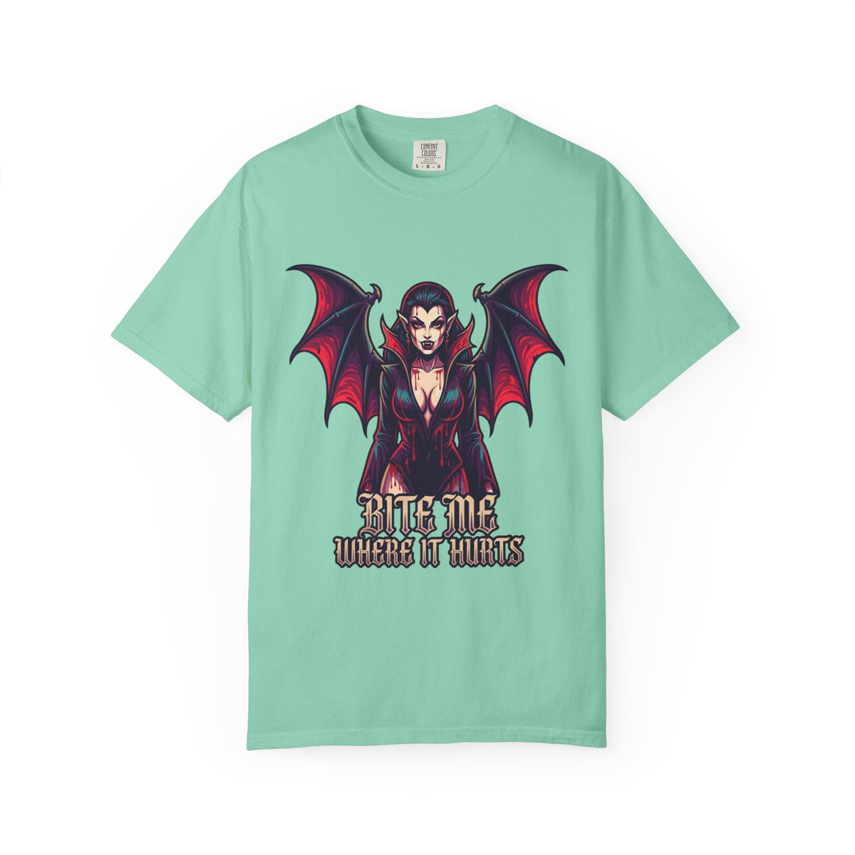 Color: Island Reef | Bite Me Where It Hurts Unisex Garment-Dyed Tee