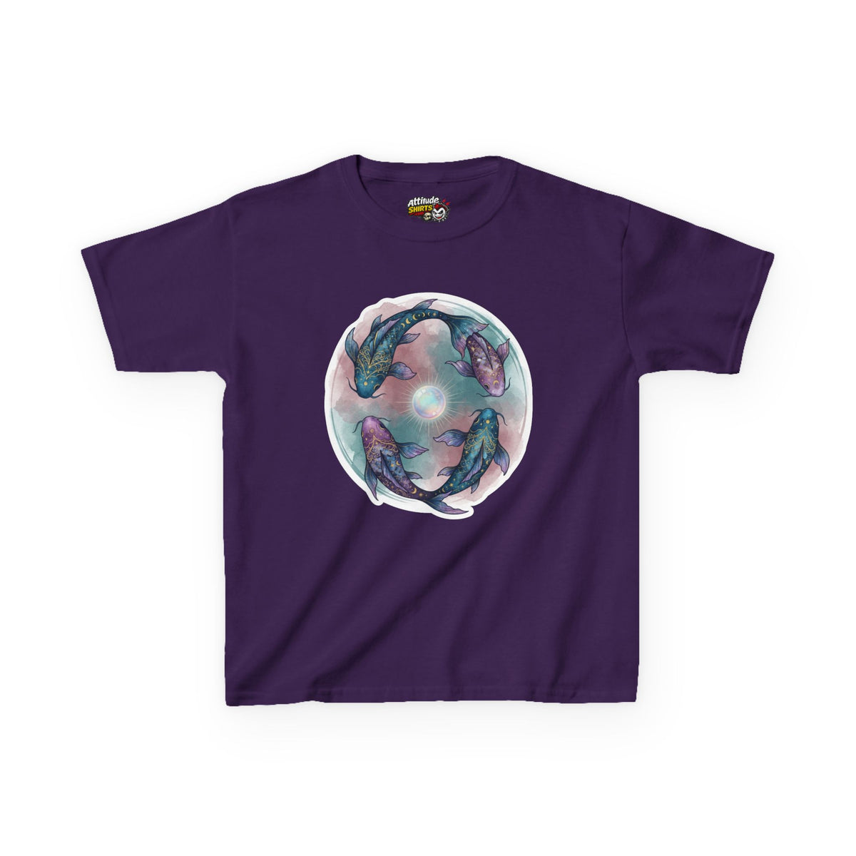 "Pisces The Infinite Fish" Kids Tee