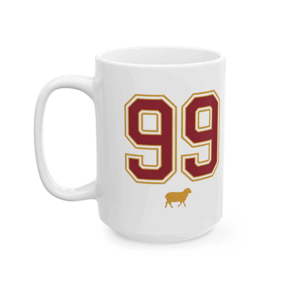 "Good Book Series 99 Unrepentant Sinner" White Ceramic Mug — Graphic