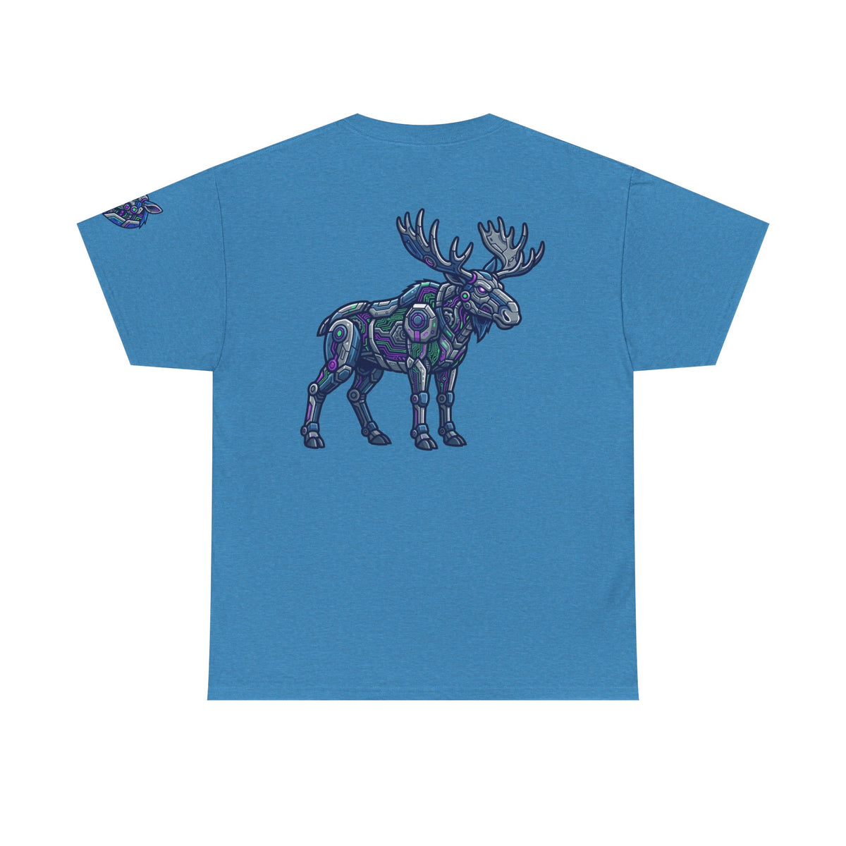 Color: Heather Sapphire | Cyber Moose Premium Graphic Tee