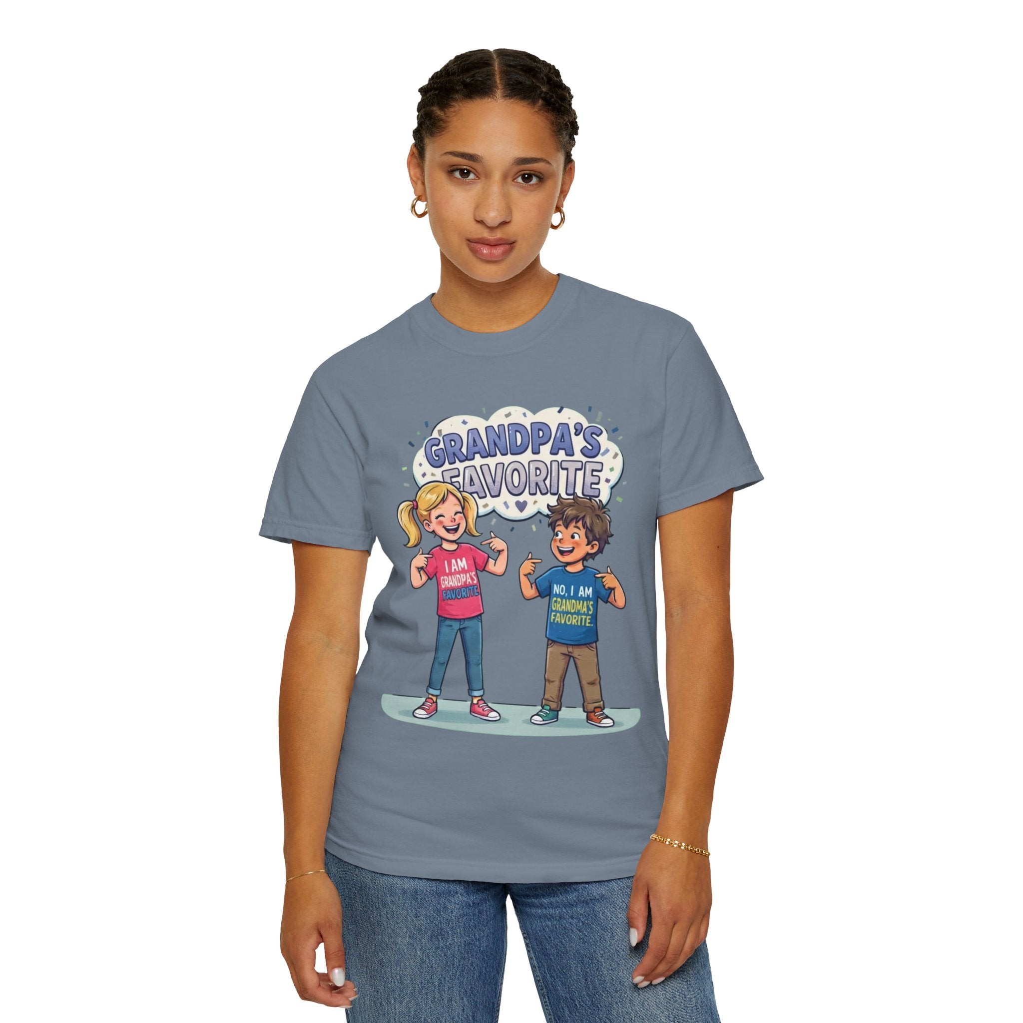 "Grandpa's Favorite" Unisex Garment-Dyed Tee