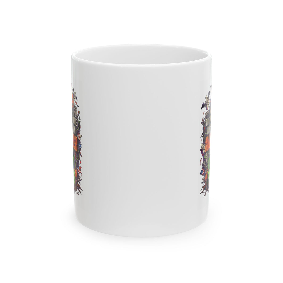 "Current Politics" White Ceramic Mug