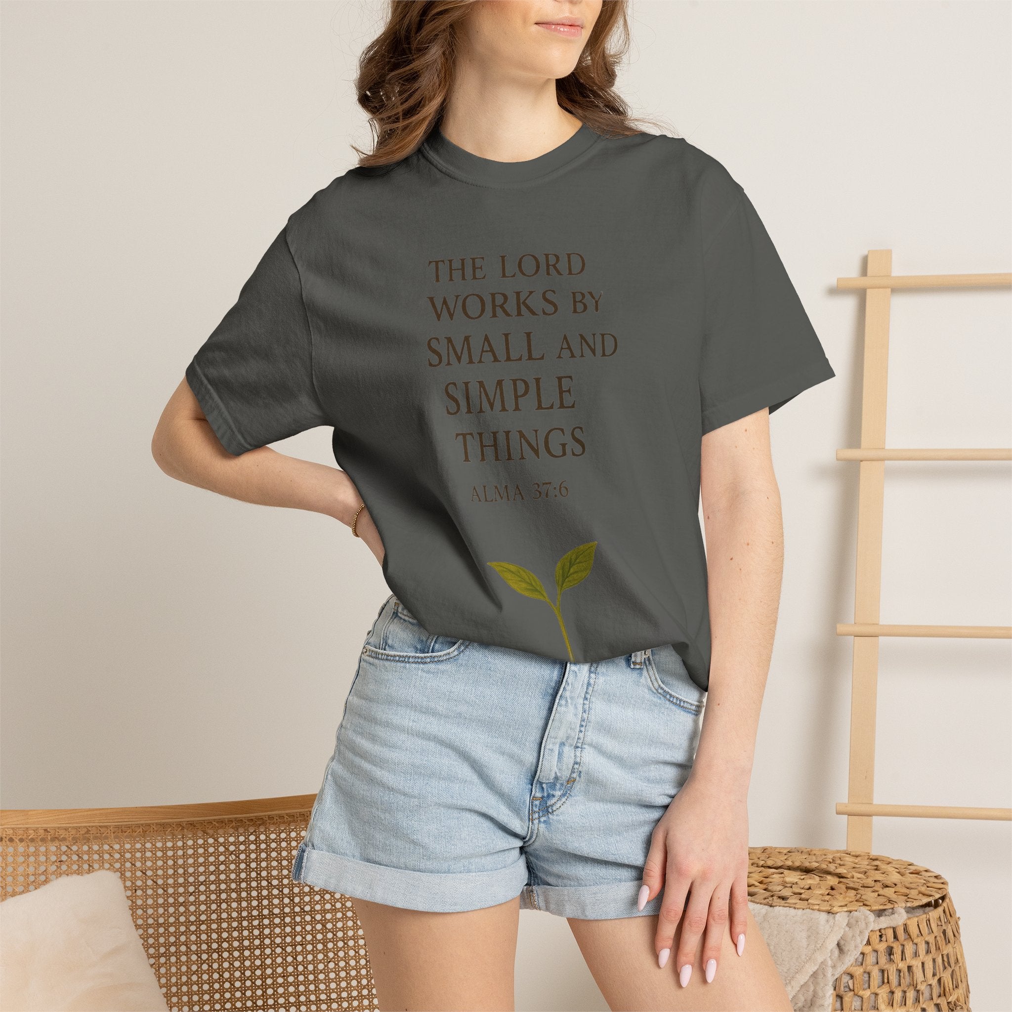 "Small and Simple Things" Unisex Garment-Dyed T-shirt