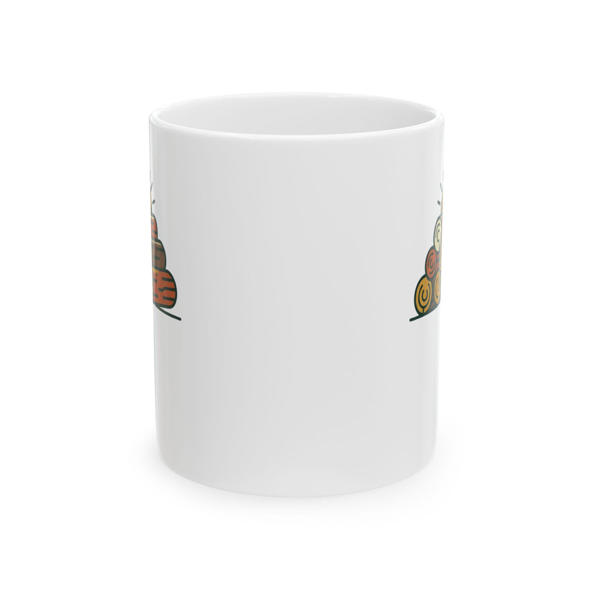 "Morning Wood Appreciation Society" White Ceramic Mug — Graphic