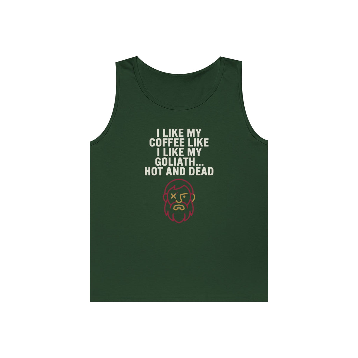 "Good Book Series Coffee Hot and Dead" Tank Top
