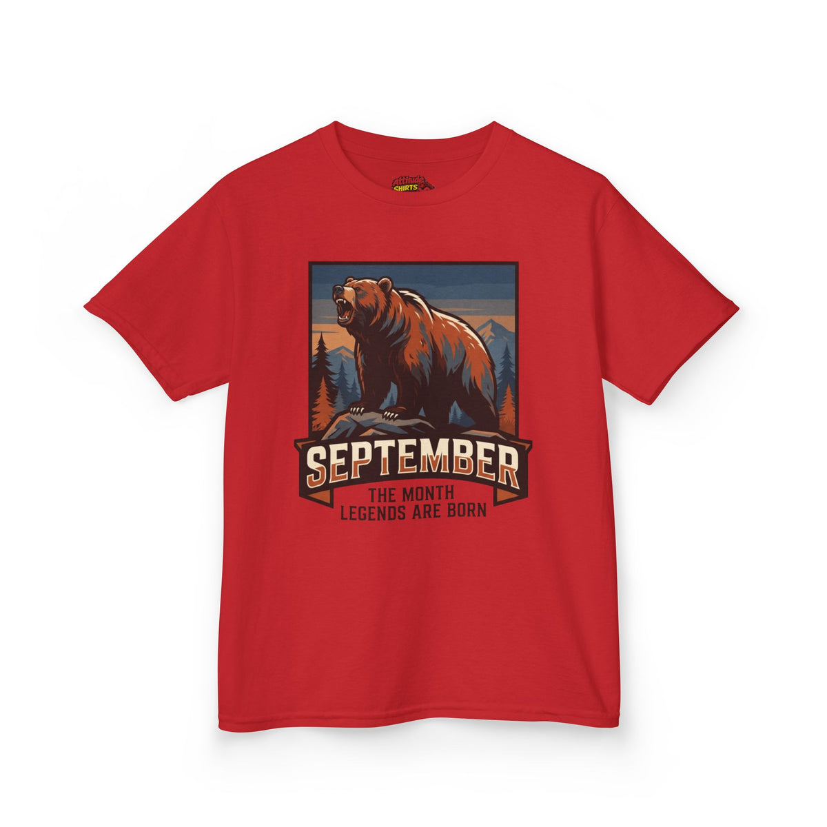 Color: Red | September Legend Kids Tee