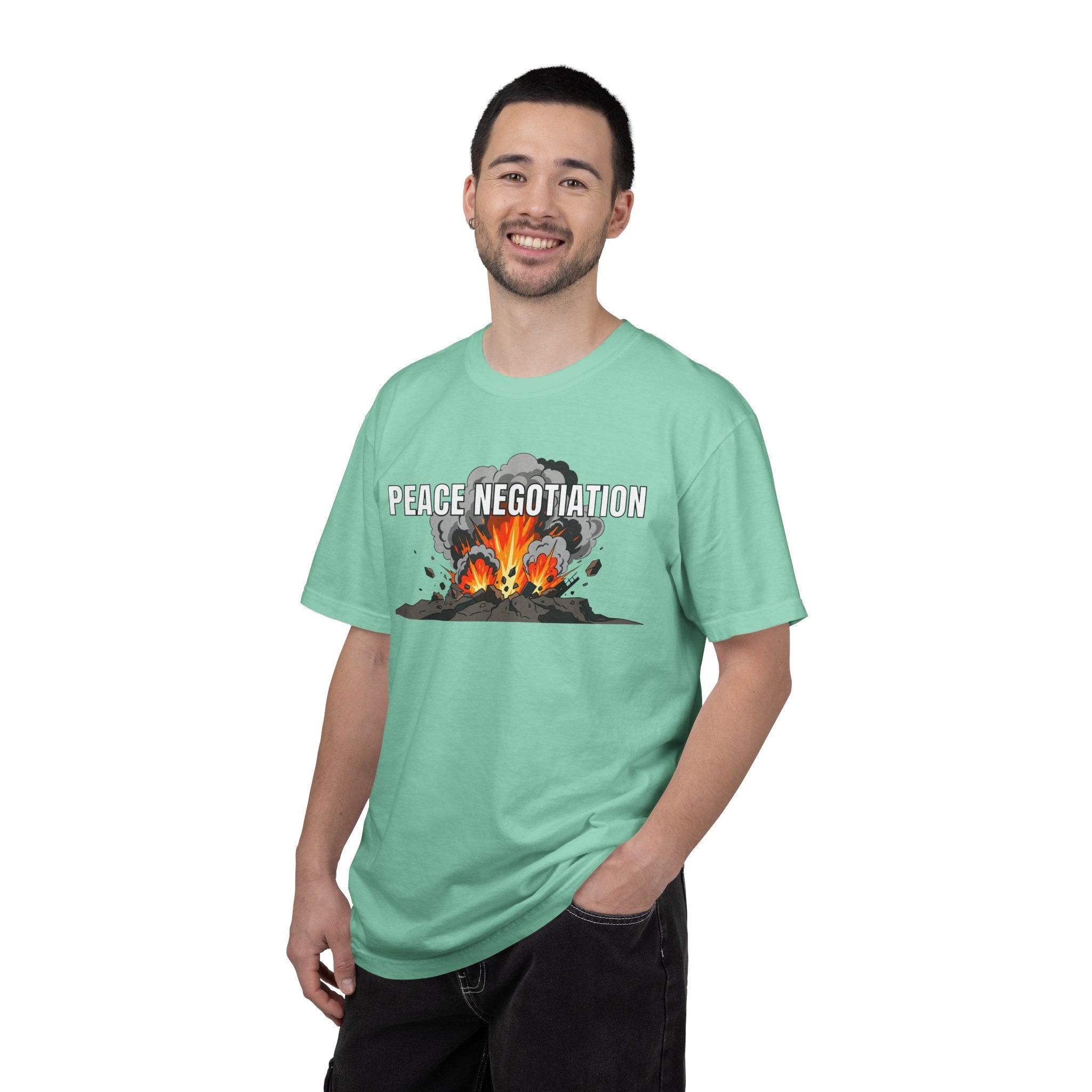 "Peace Negotiation" Unisex Garment-Dyed Tee