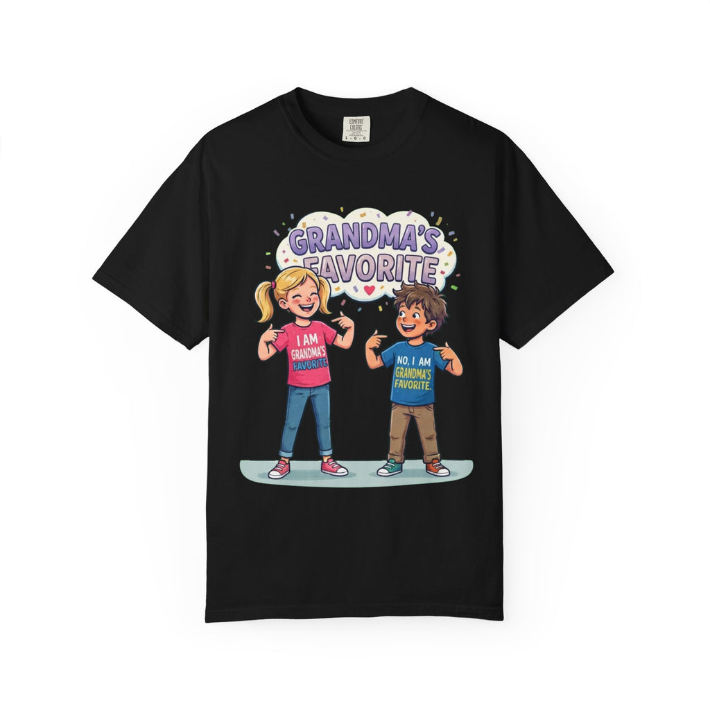 "Grandma's Favorite" Unisex Garment-Dyed Tee