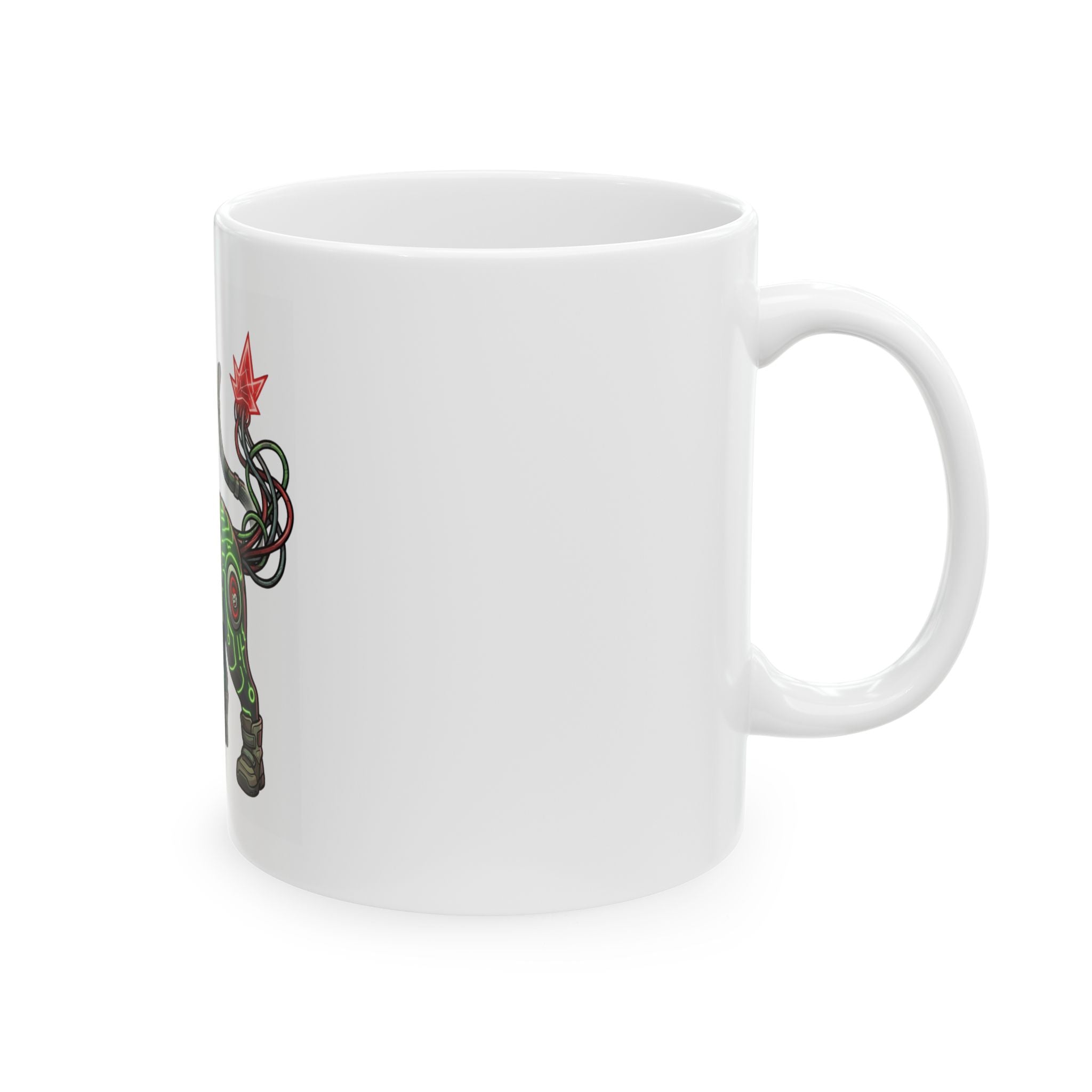 "Boots" White Ceramic Mug