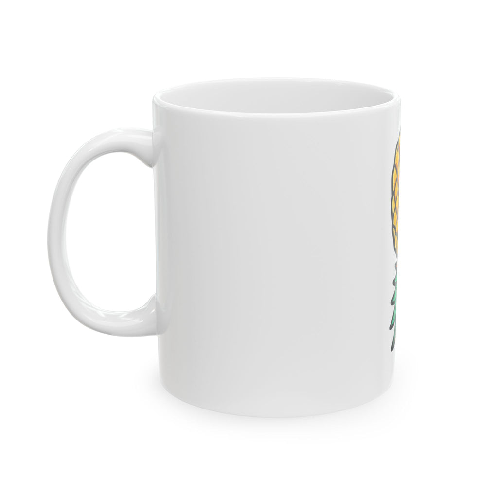 "Good Eating" White Ceramic Mug — Graphic