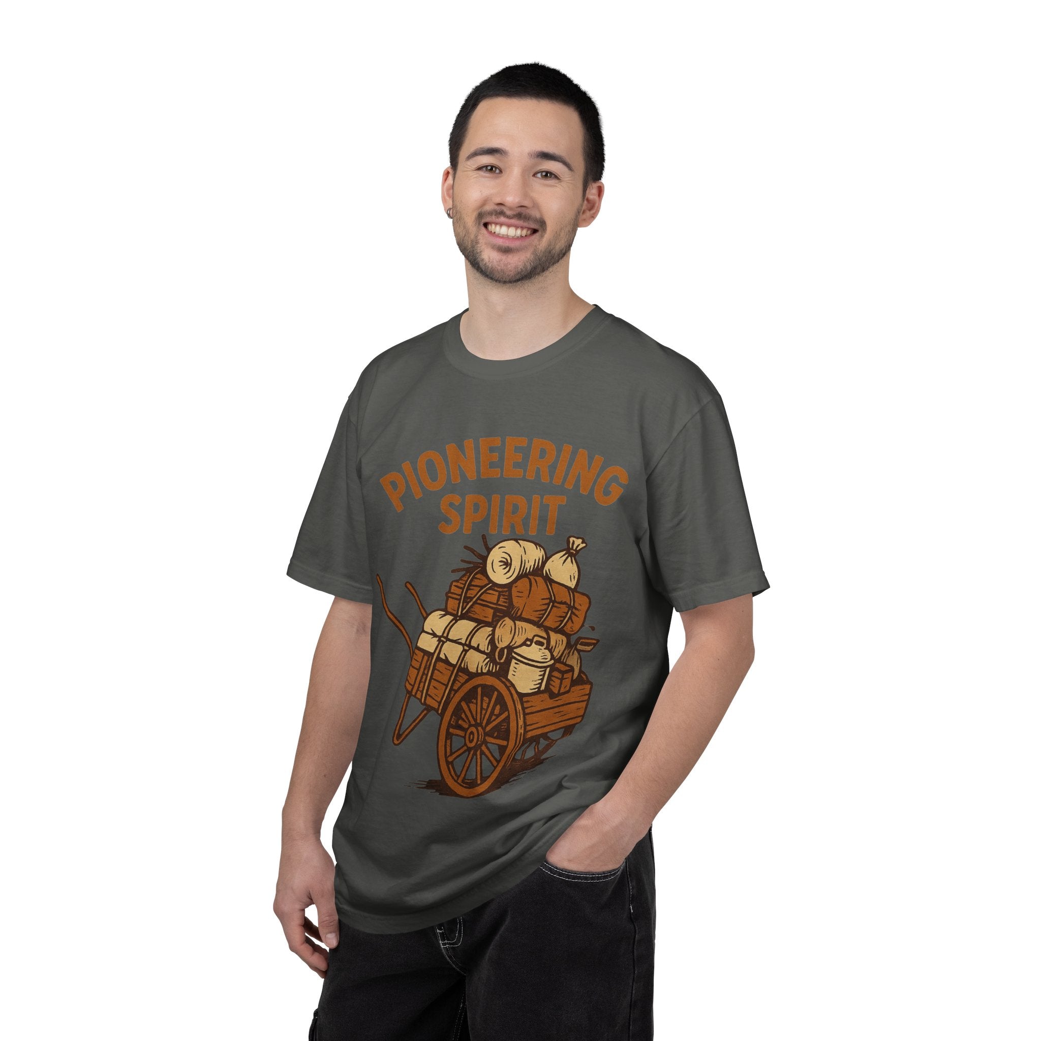 "Pioneering Spirit" Unisex Garment-Dyed T-shirt