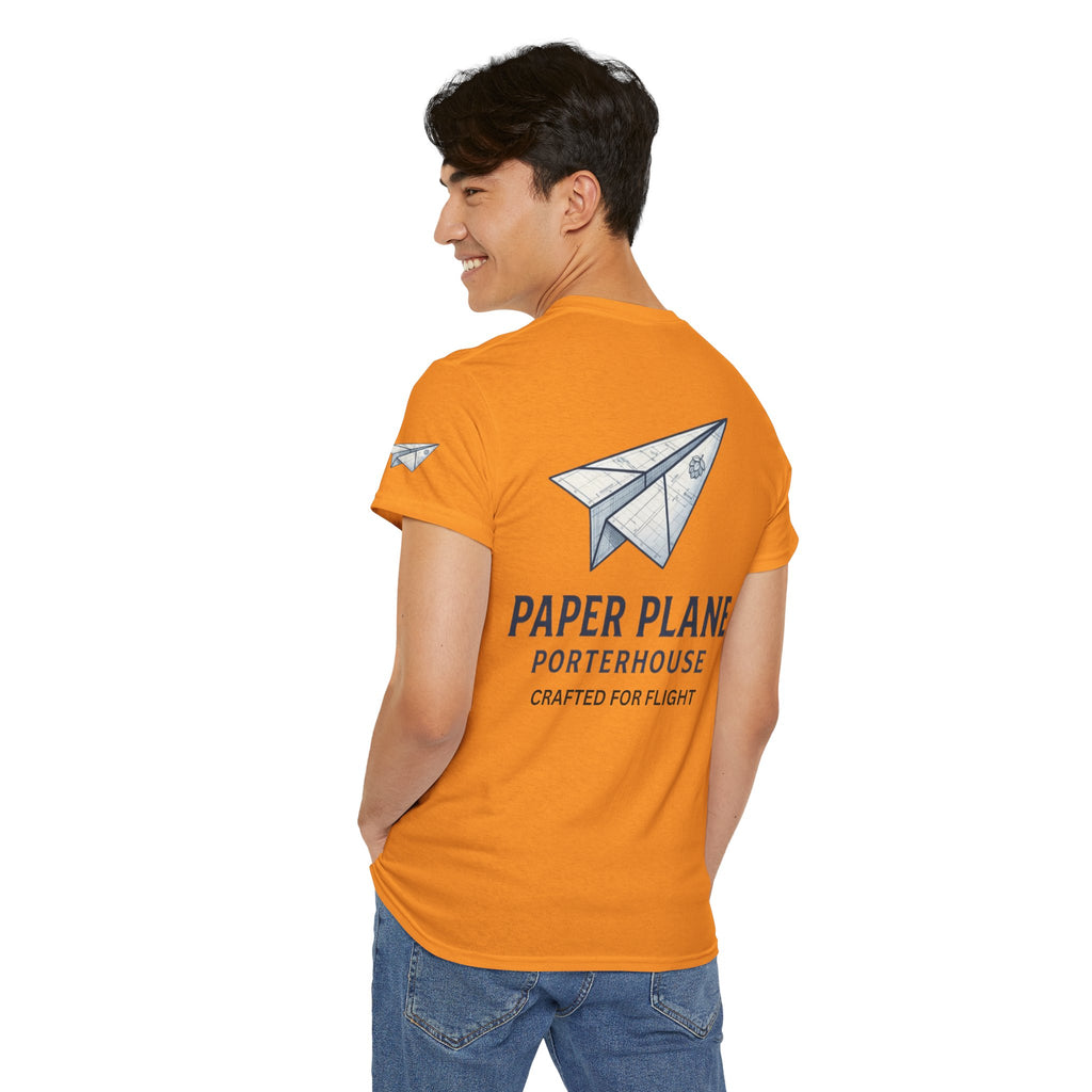 "Paper Plane Porterhouse" Premium Graphic Tee