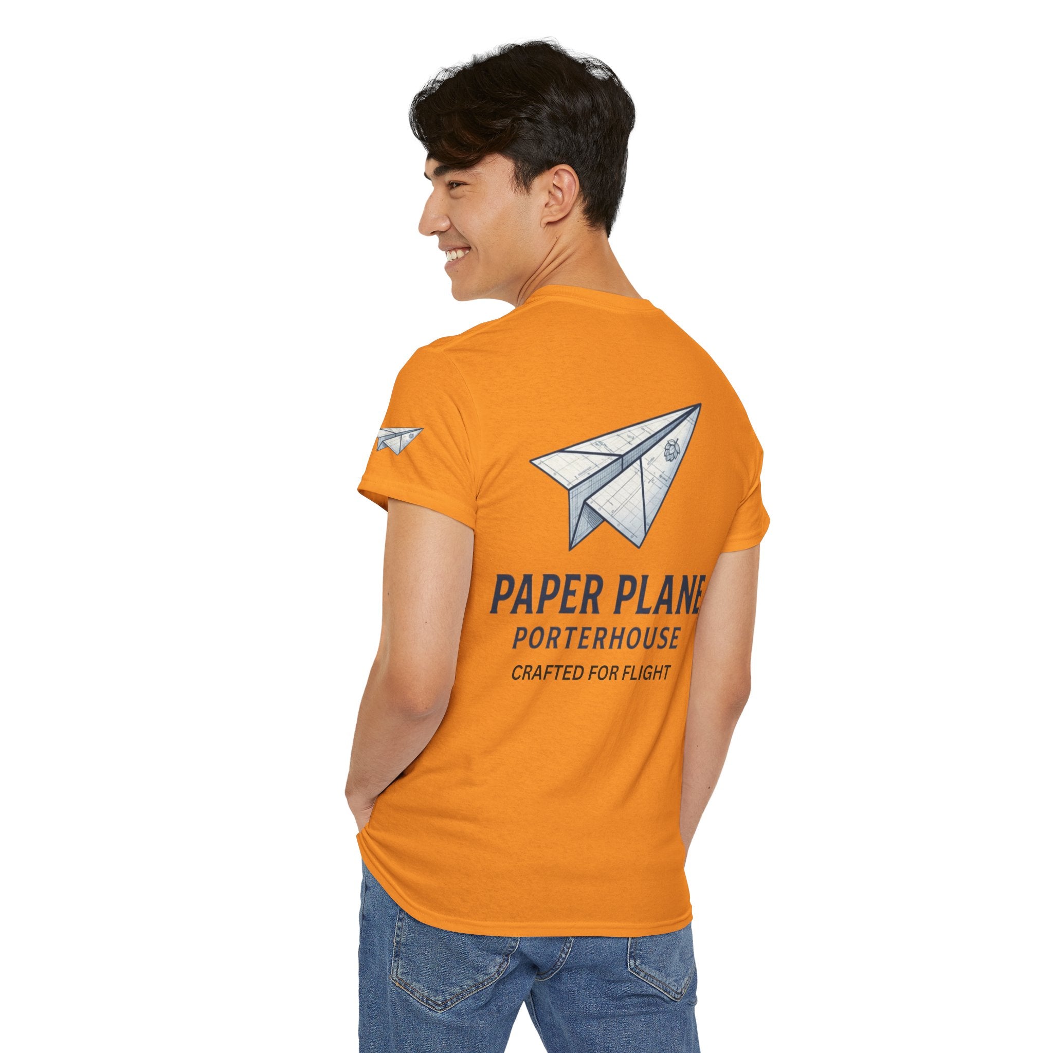 "Paper Plane Porterhouse" Premium Graphic Tee