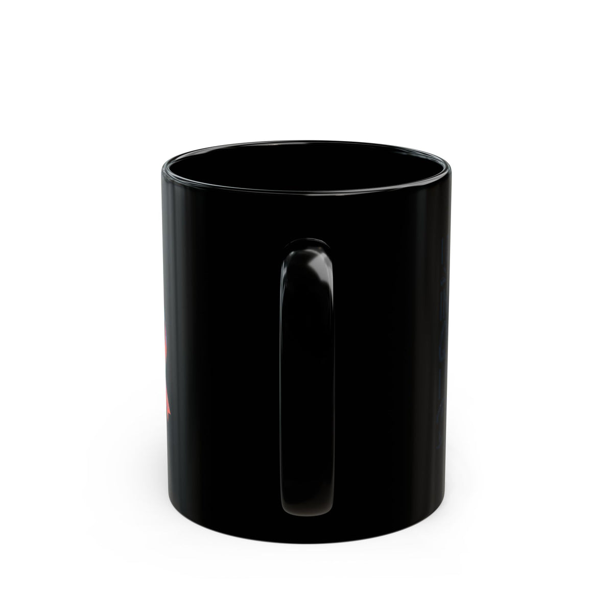 "I Don't Need An Inspirational Quote" Black Ceramic Mug