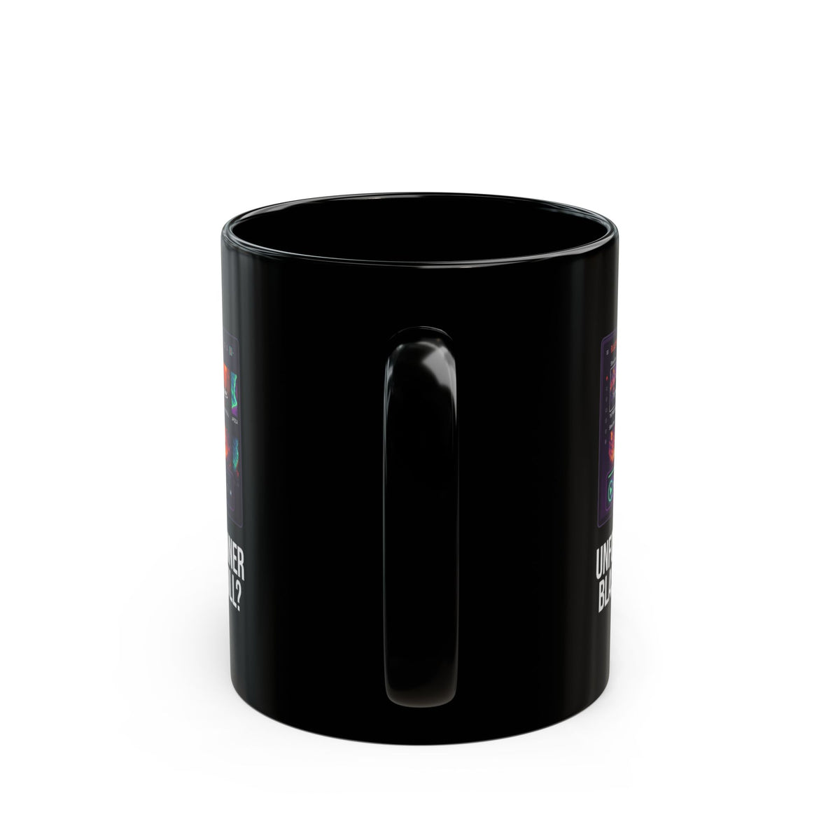 "Good Book Series Blasphemy & Chill" Black Ceramic Mug