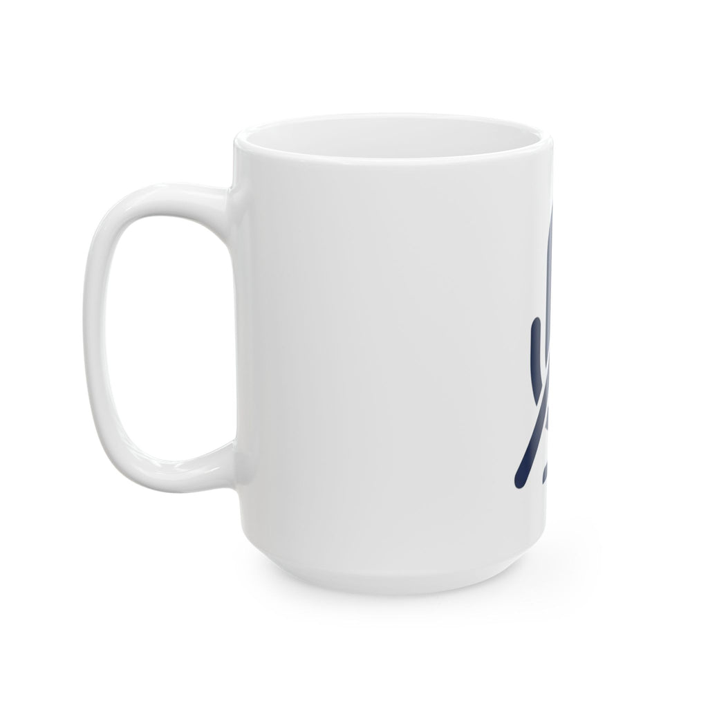 "I'm Sorry I Was On Mute" White Ceramic Mug — Graphic