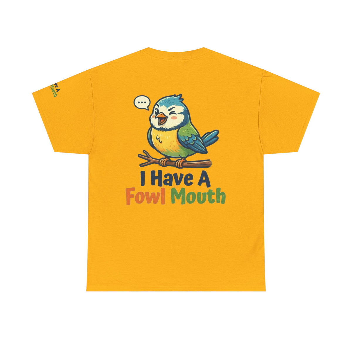 Color: Gold | Fowl Mouth Premium Graphic Tee