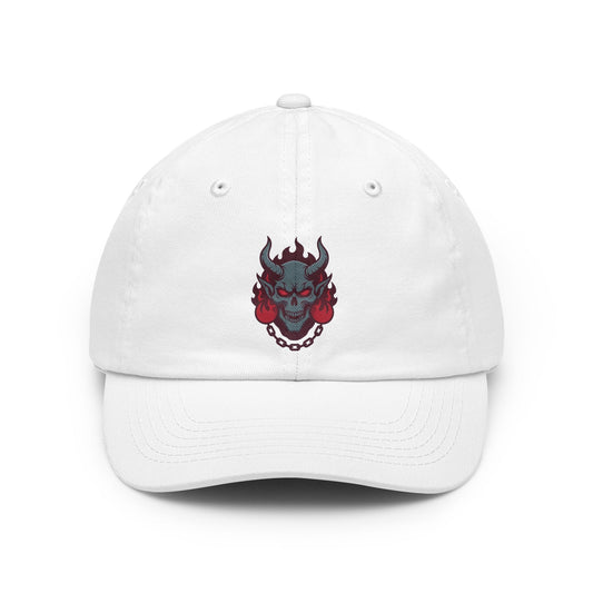 Color: White | Damned Dad Hat — Graphic