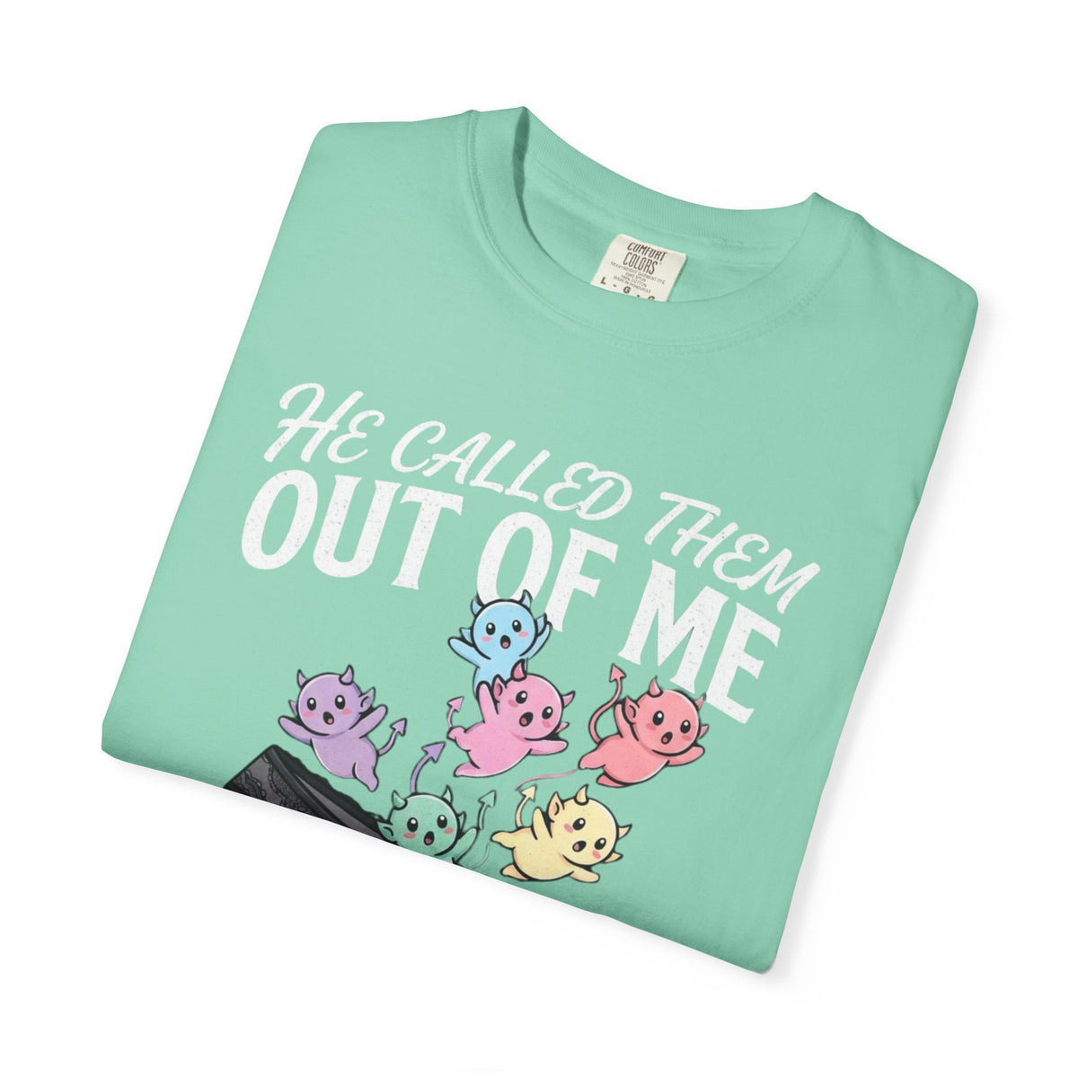 "Good Book Series He Called Them Out Of Me" Unisex Garment-Dyed Tee