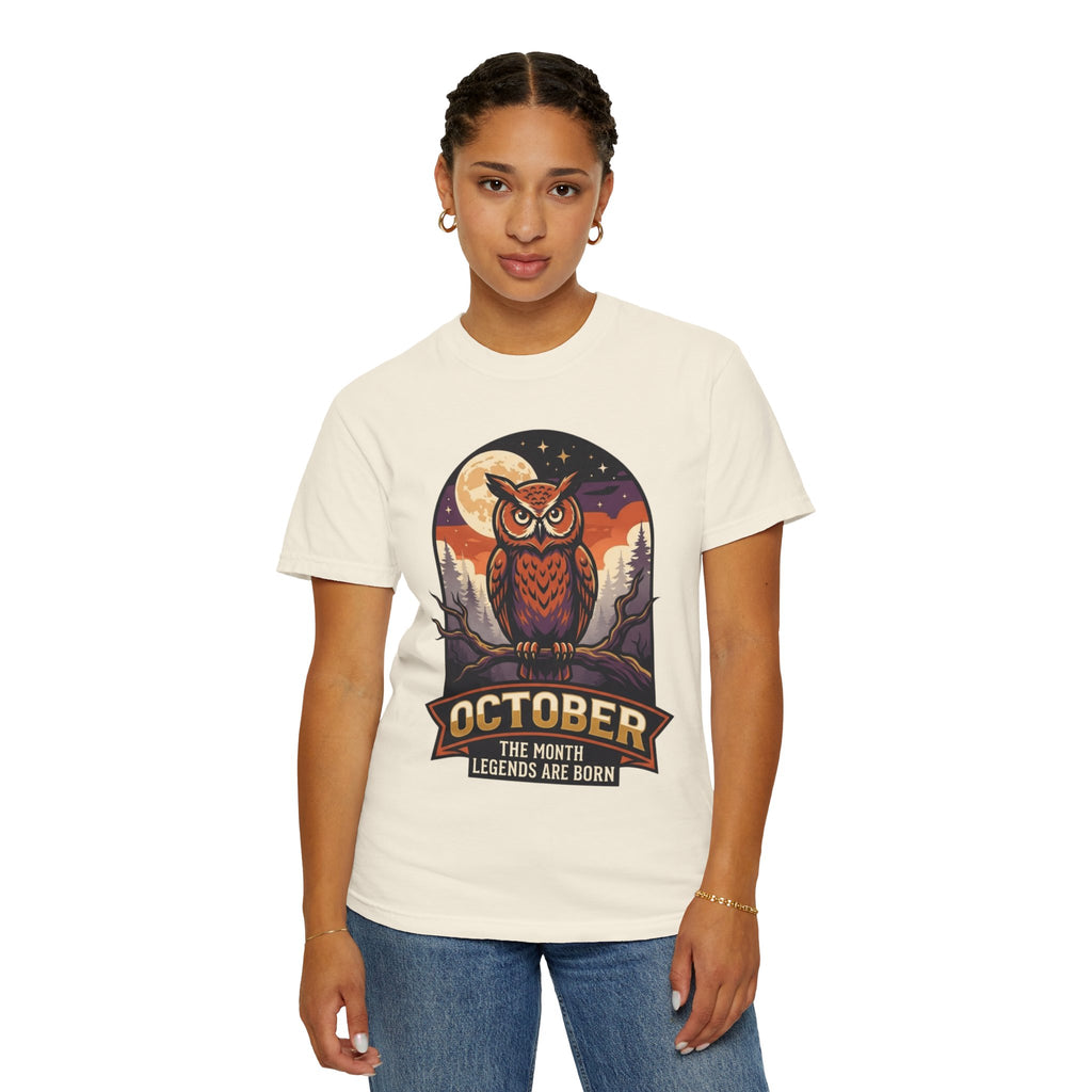 "October Legend" Unisex Garment-Dyed Tee