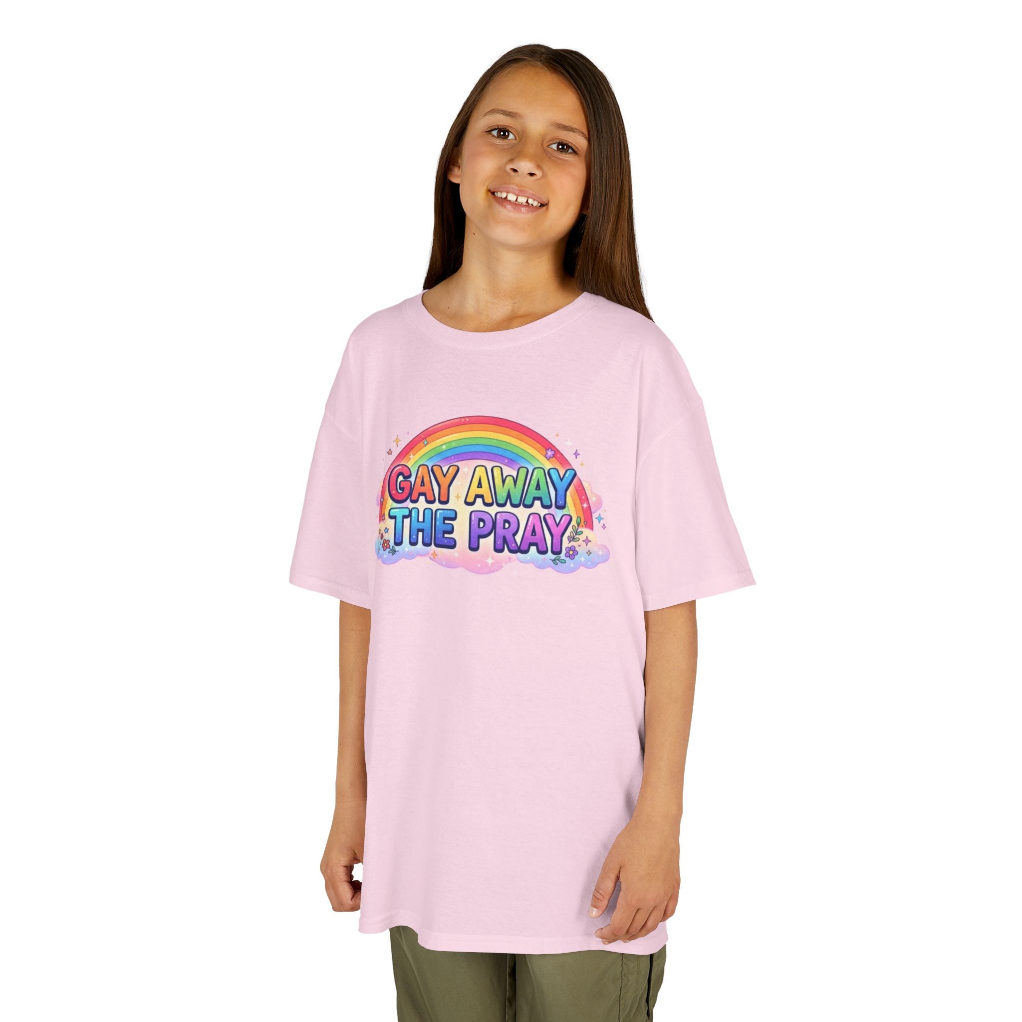 "Gay Away The Pray" Kids Tee