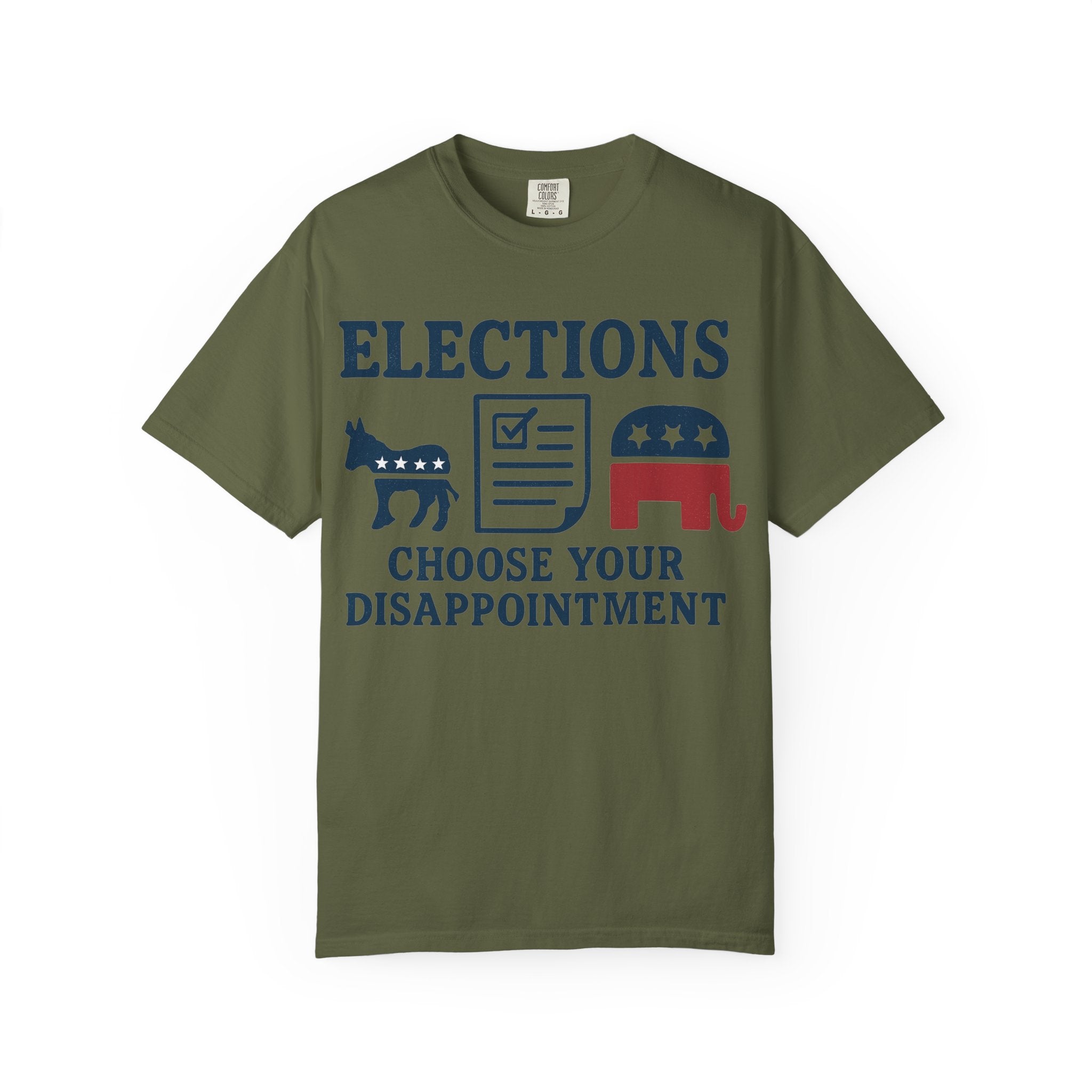 "Voting for the Best" Unisex Garment-Dyed T-shirt