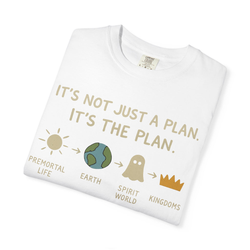 "It's The Plan" Unisex Garment-Dyed T-shirt