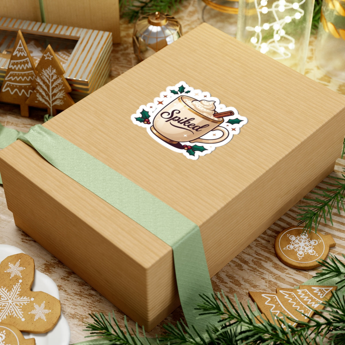 "Spiked Eggnog" Sticker