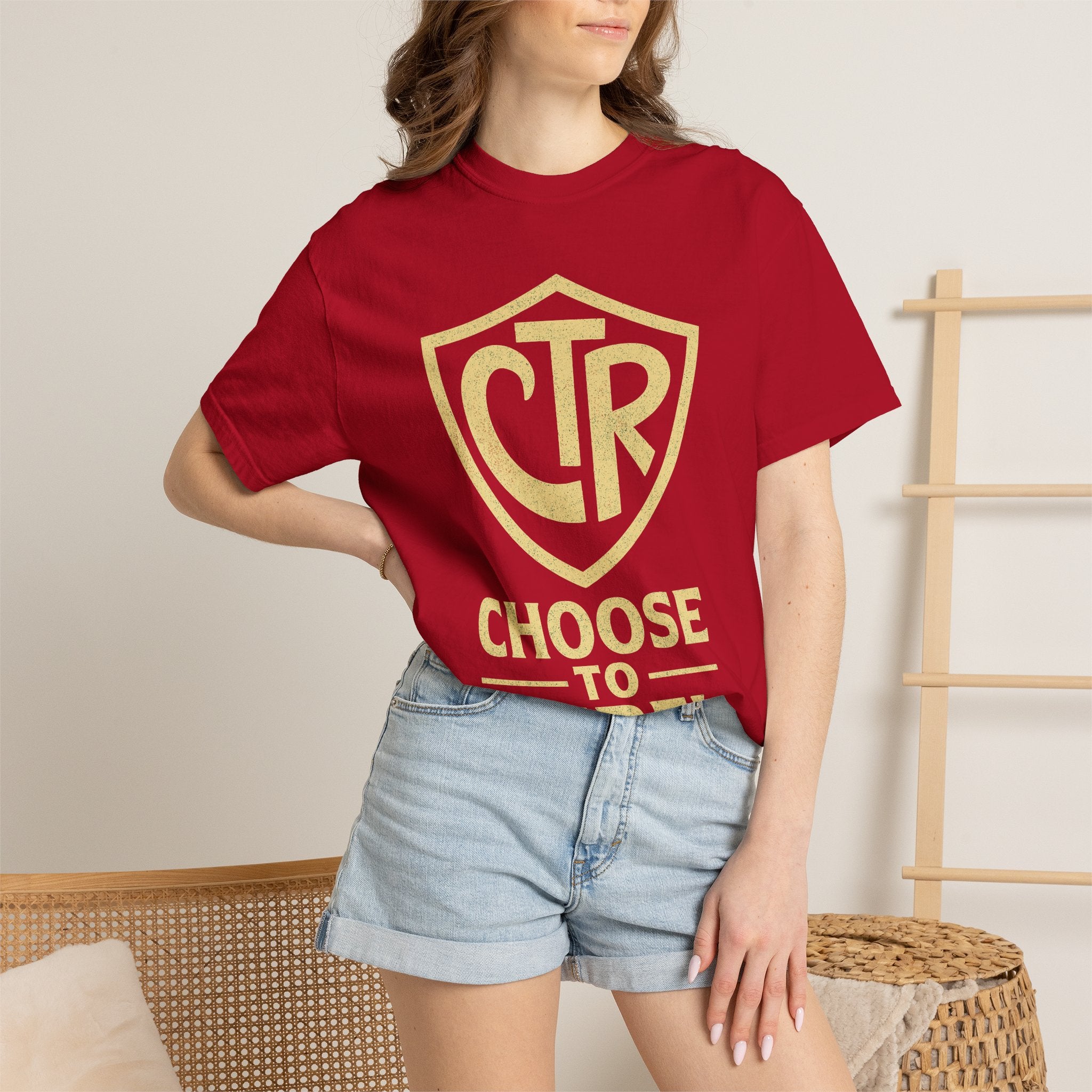 "CTR: Choose to Rebel" Unisex Garment-Dyed T-shirt
