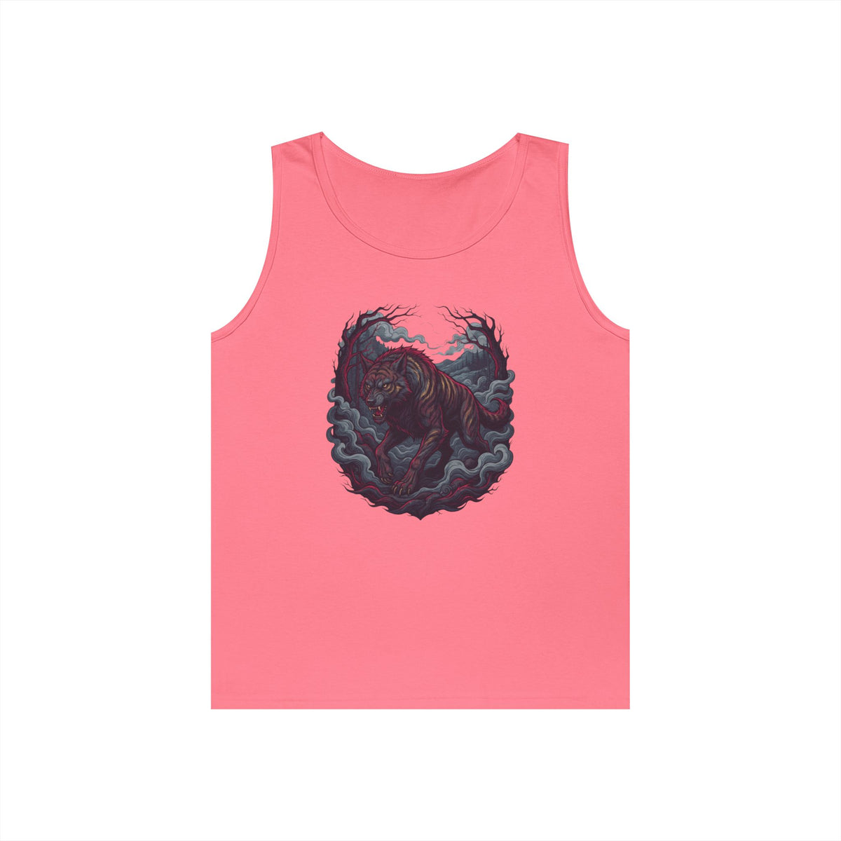 Color: Safety Pink | The Beast of Gévaudan (France) Tank Top