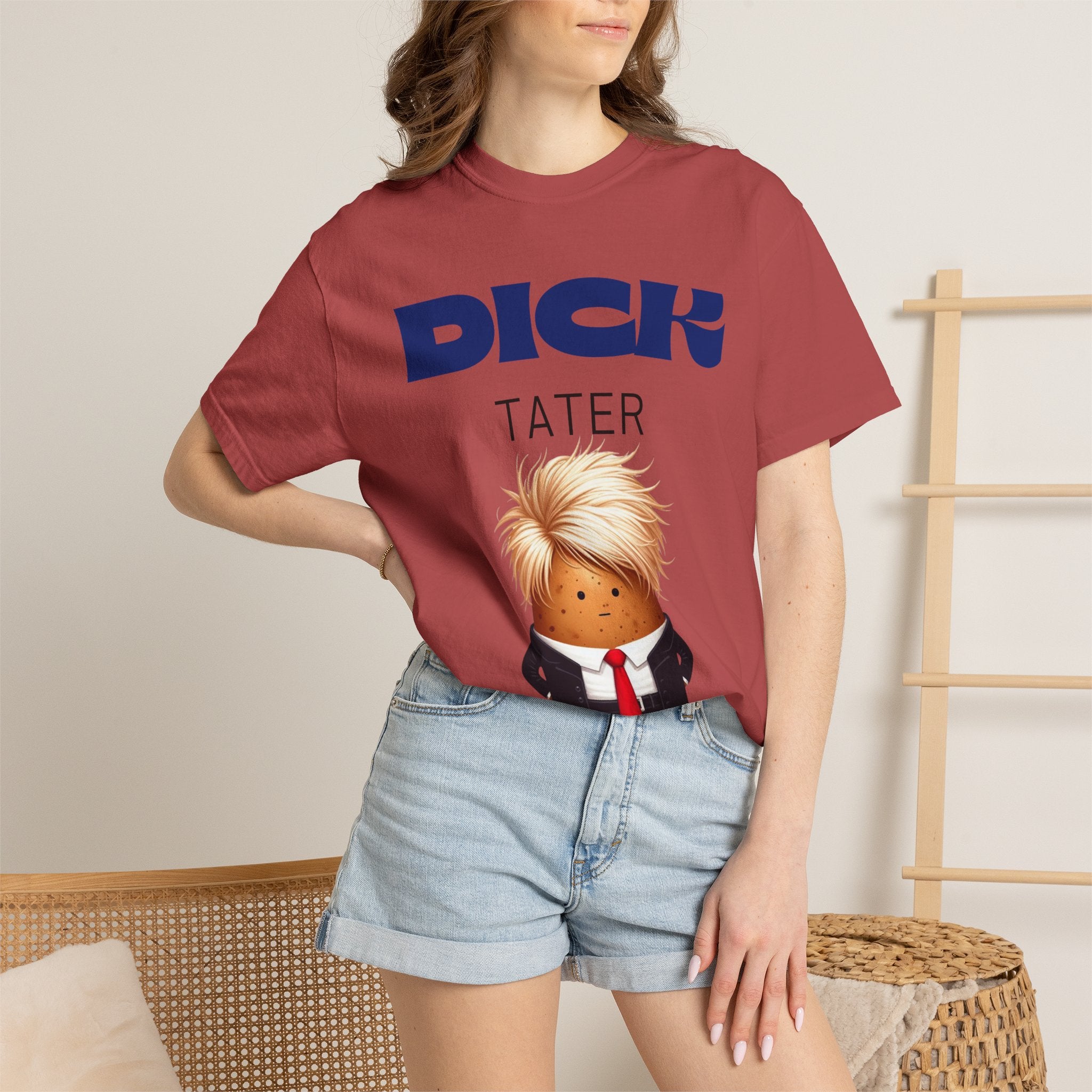 "The Dick Tater (Executive Spud Edition)" Unisex Garment-Dyed T-shirt