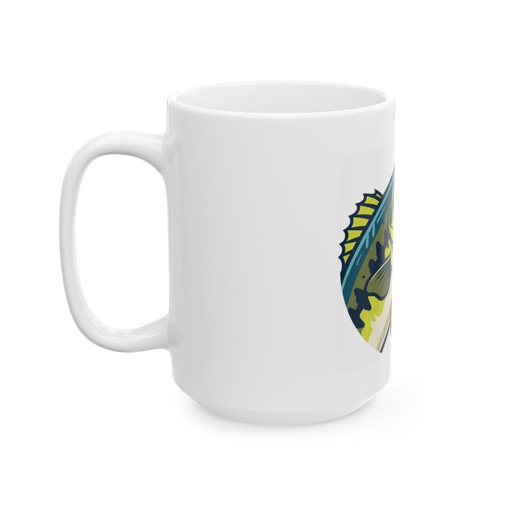 "Jerk Until She Swallows" White Ceramic Mug — Graphic