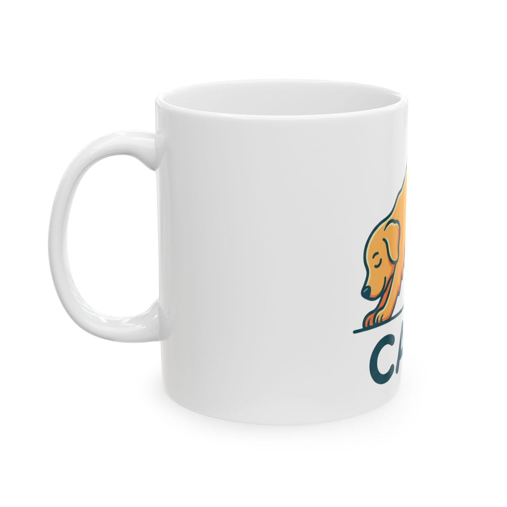 "Dog CALM" White Ceramic Mug
