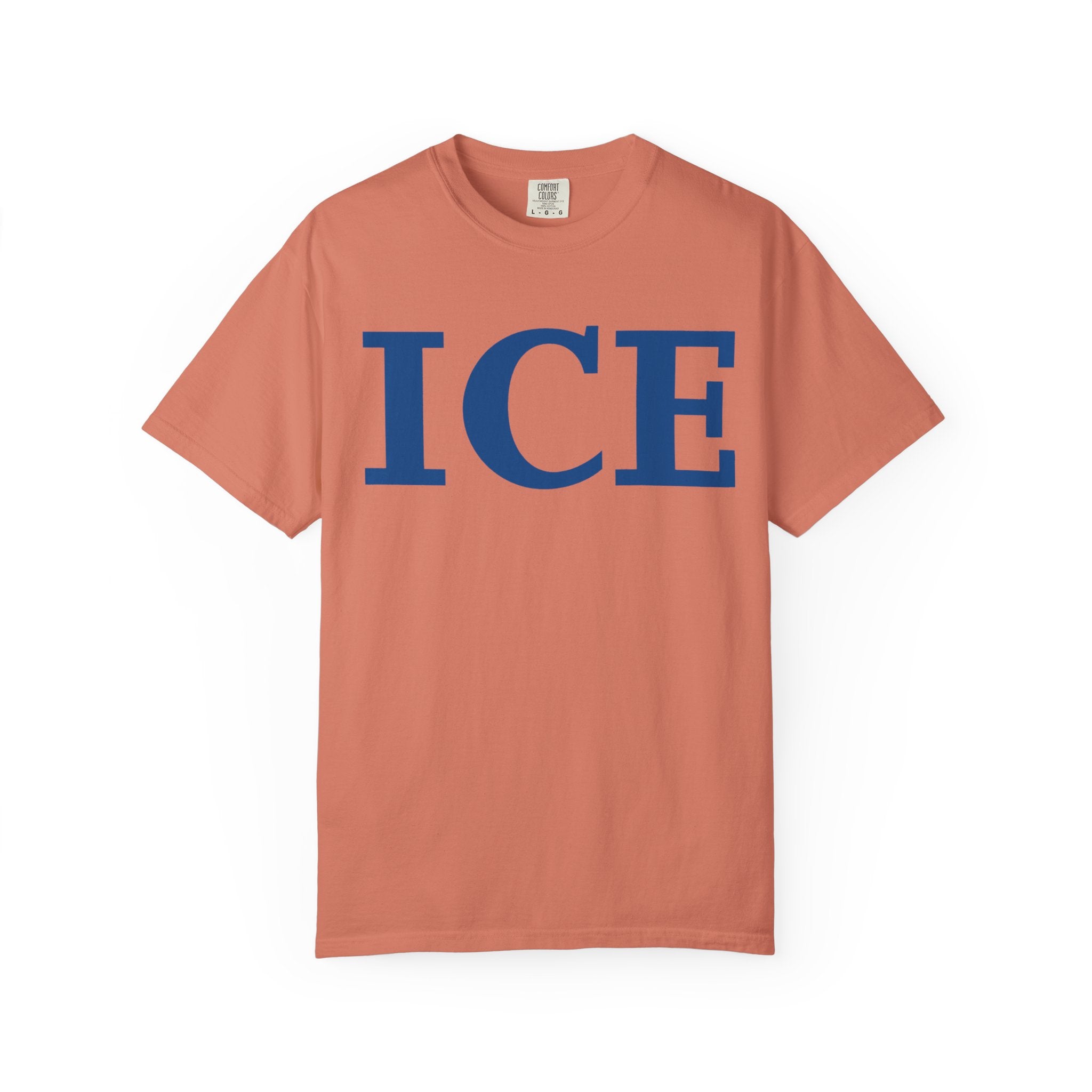 "ICE LOGO" Unisex Garment-Dyed T-shirt