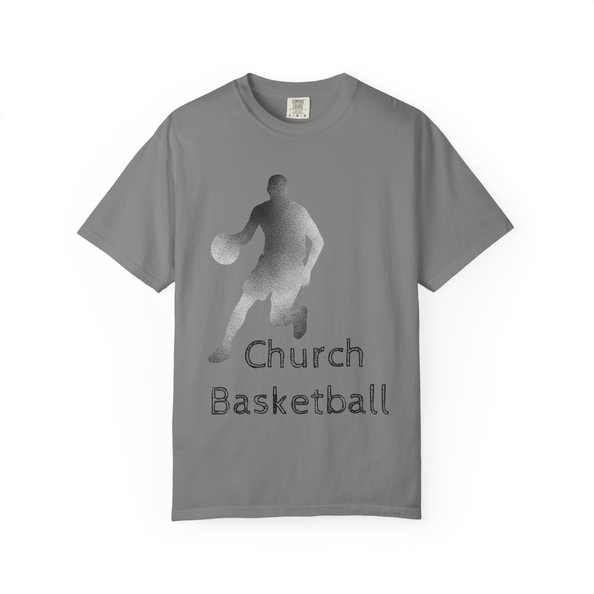 "Church Basketball: High Court" Unisex Garment-Dyed T-shirt