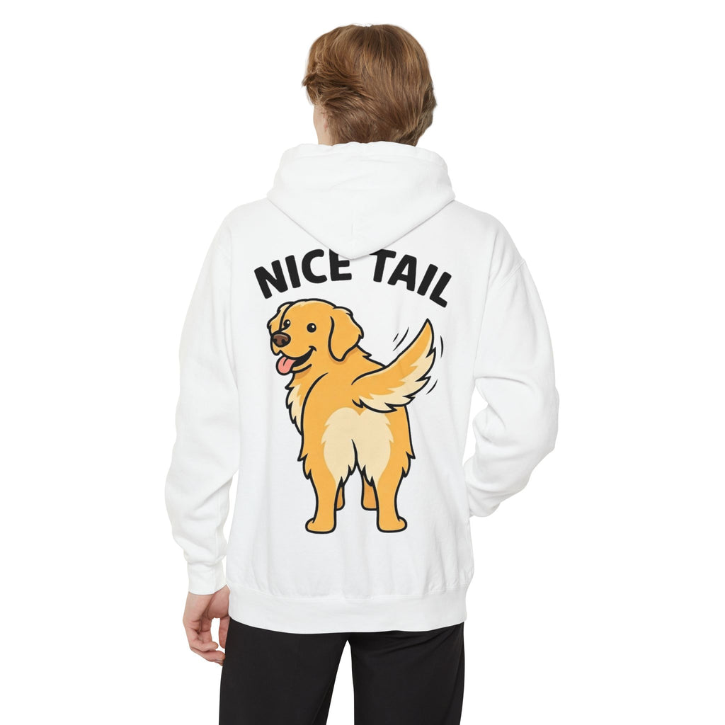 "Nice Tail" Garment-Dyed Hoodie