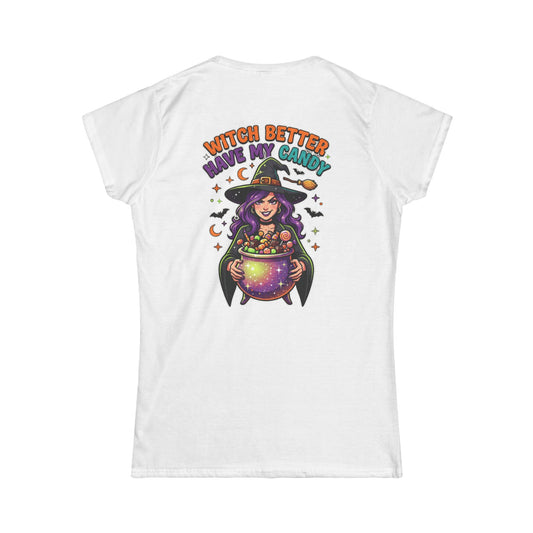 Color: White | Witch Better Have My Candy Women's Tee