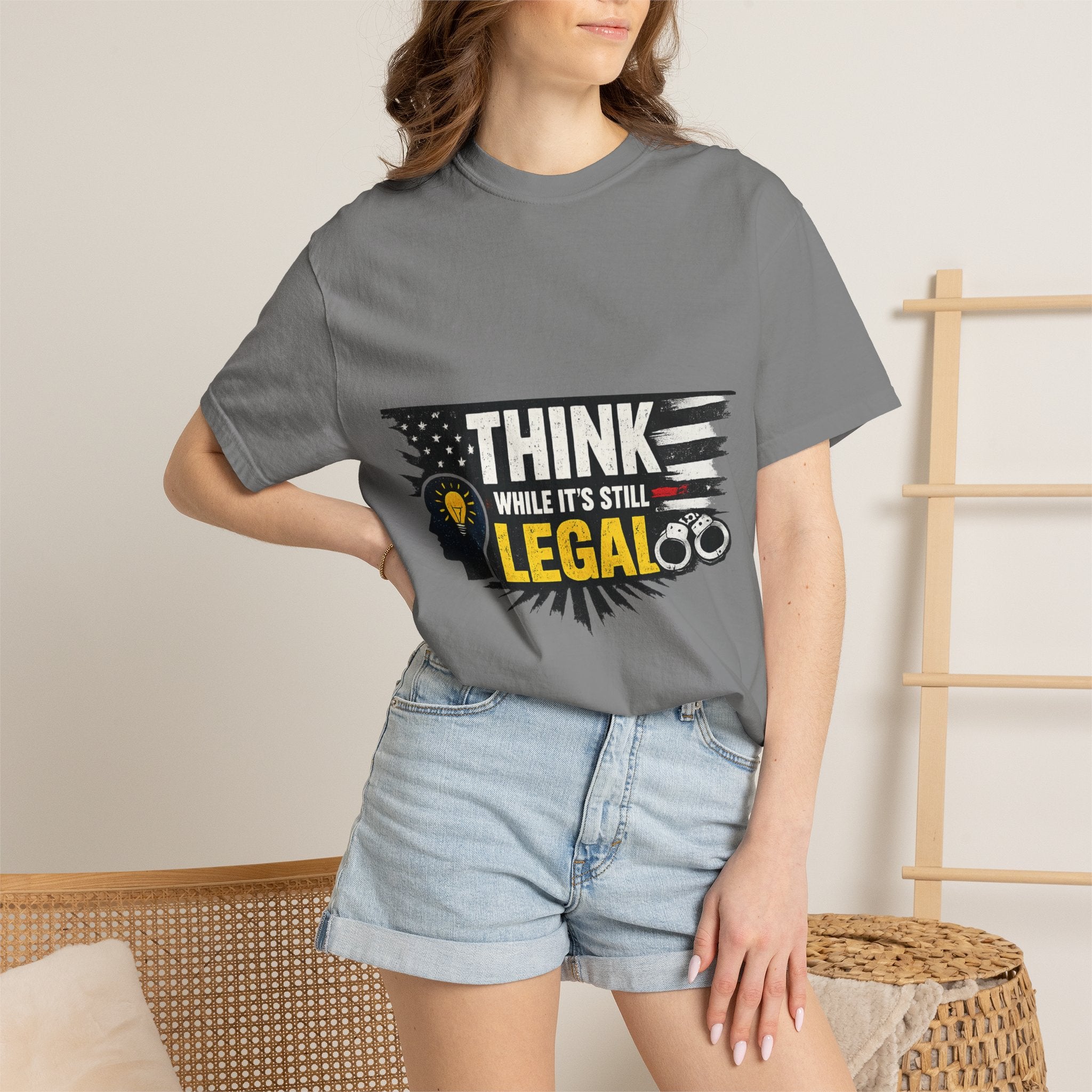 Think (Apparently It's Revolutionary) | Garment-Dyed Tee — AttitudeShirts
