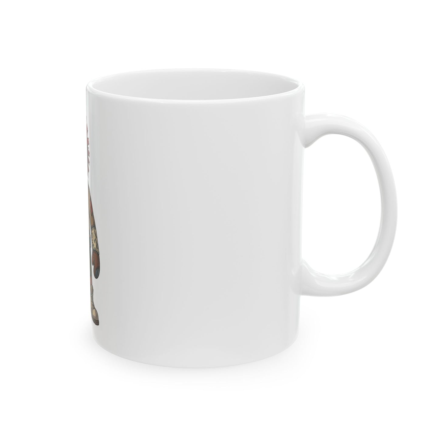 "Stitch" White Ceramic Mug