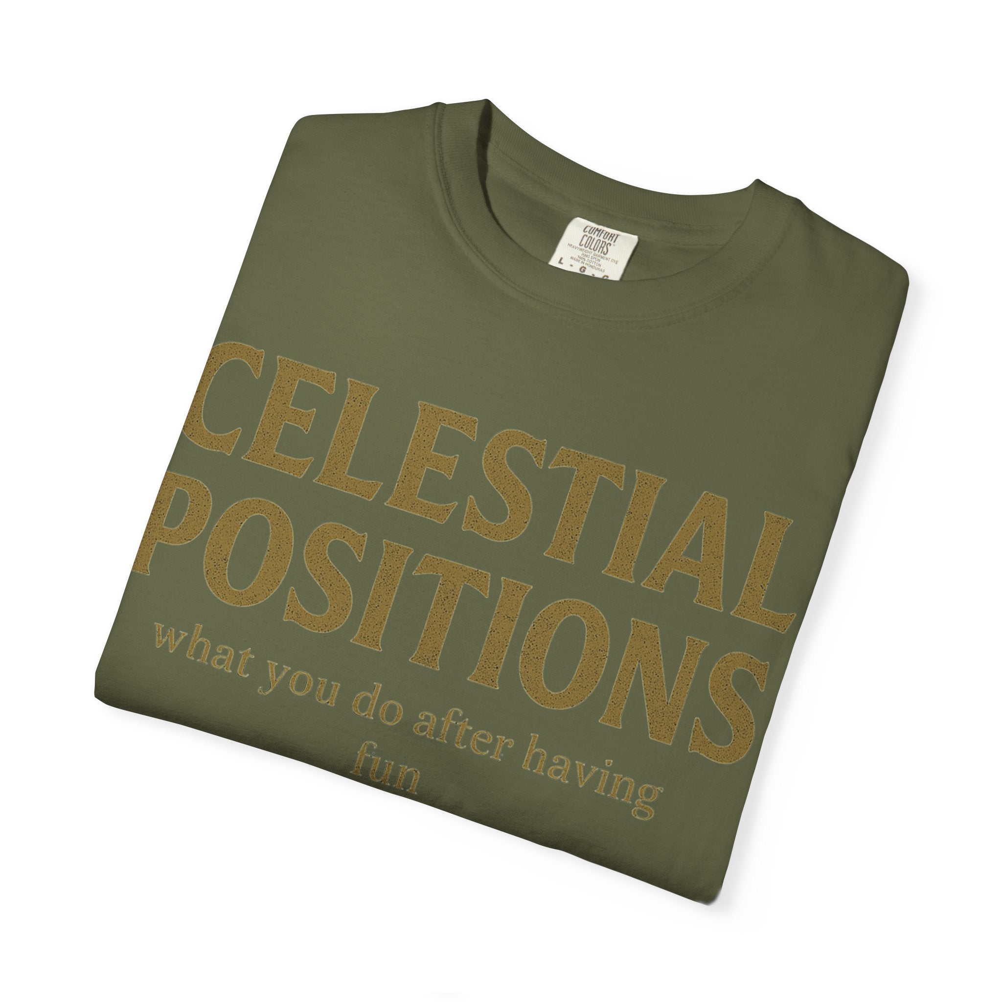 "Celestial Positions" Unisex Garment-Dyed T-shirt