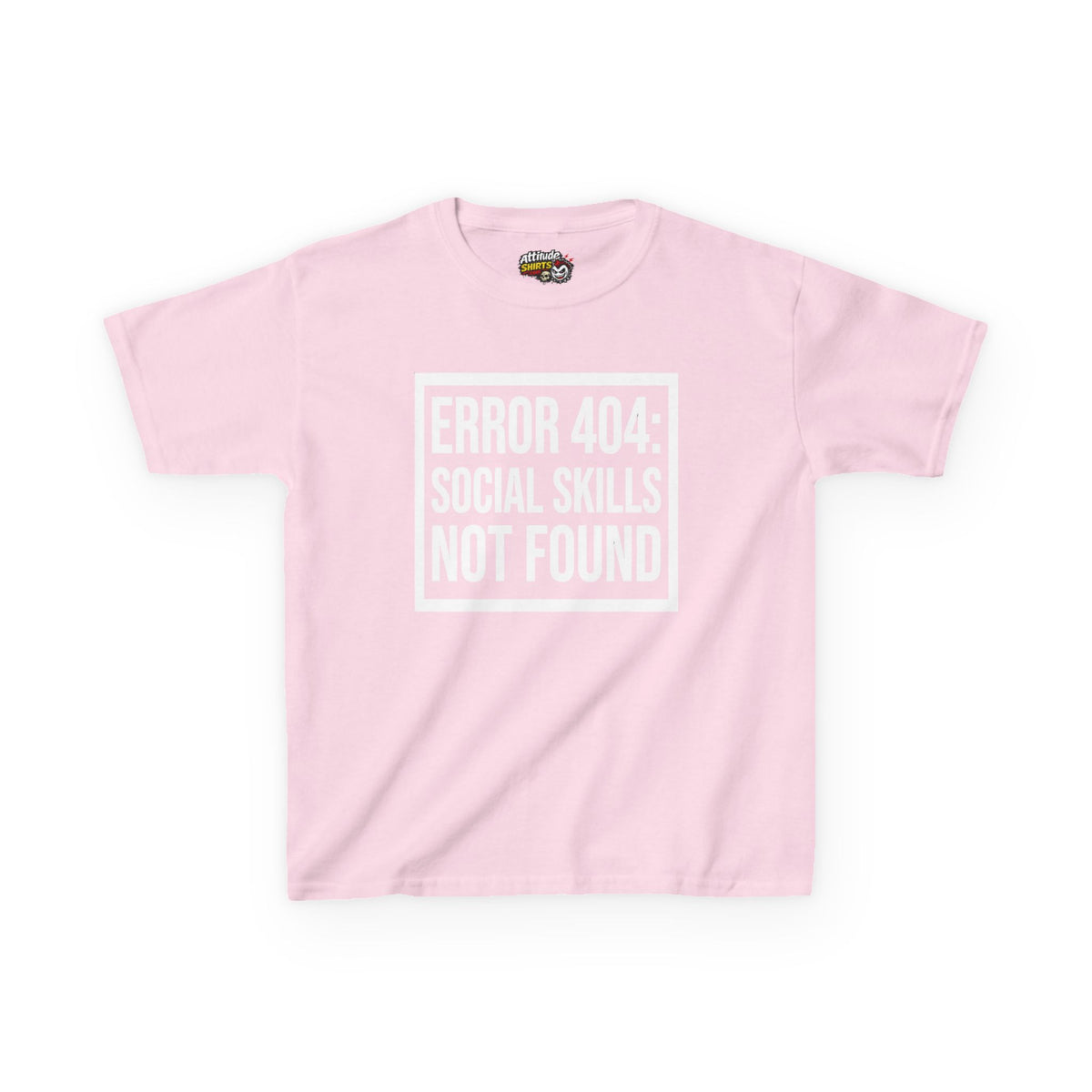 "Social Skills Not Found" Kids Tee