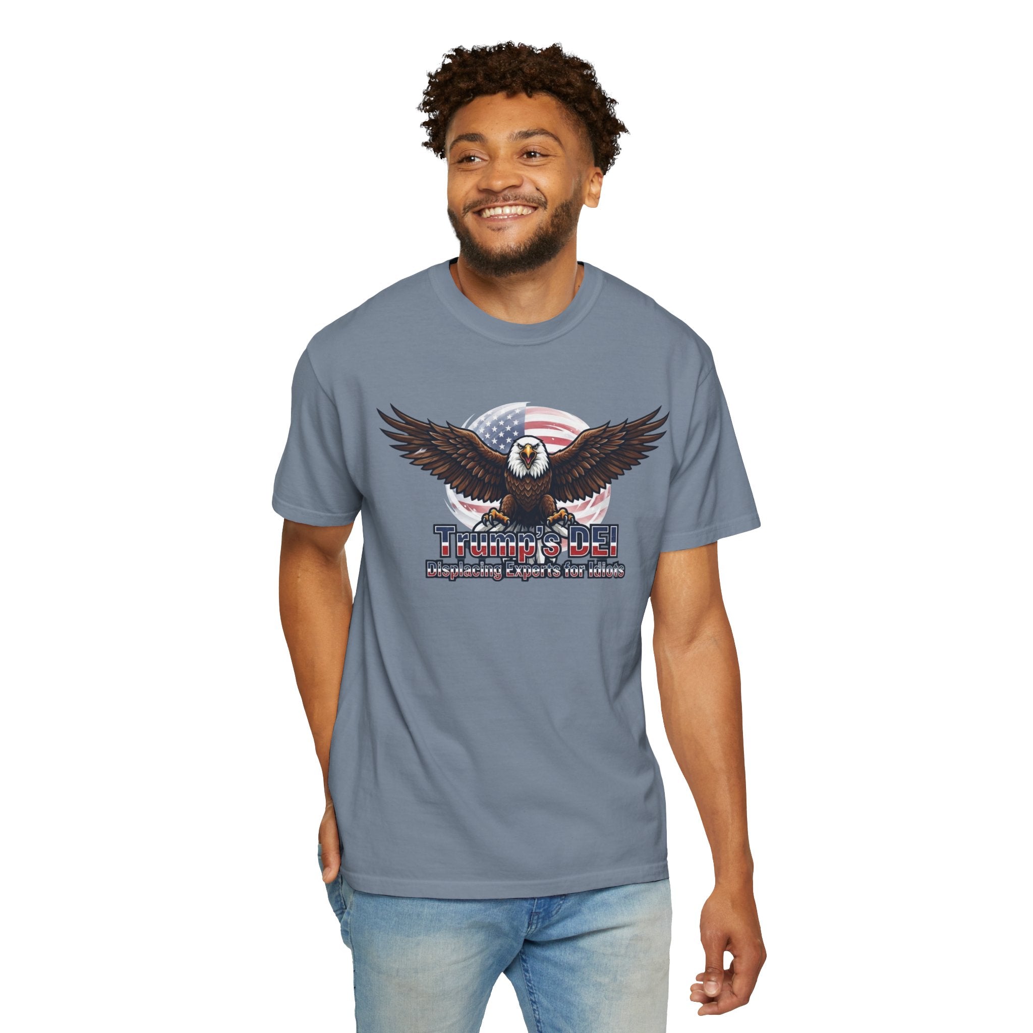 "Trumps DEI" Unisex Garment-Dyed Tee