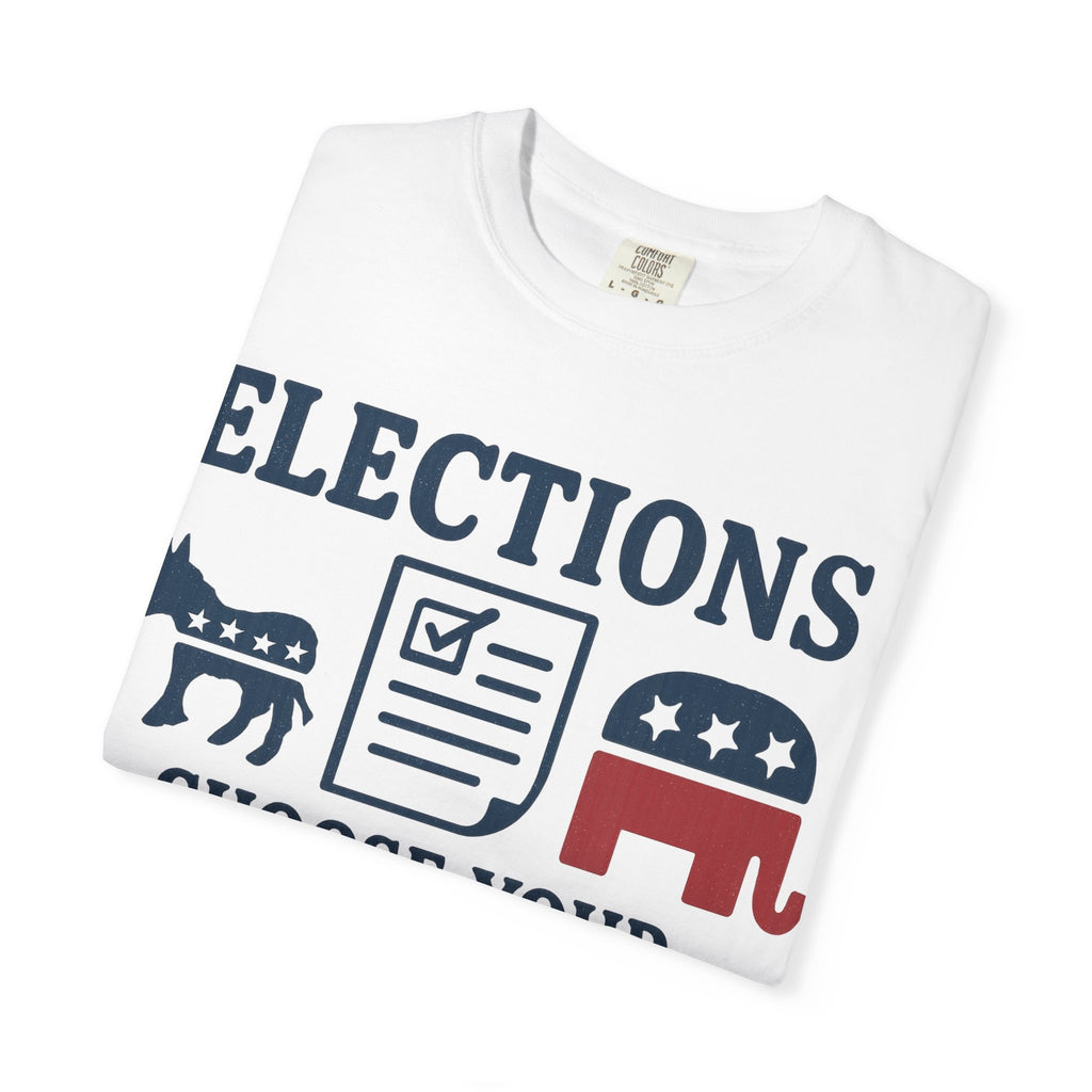 "Voting for the Best" Unisex Garment-Dyed T-shirt