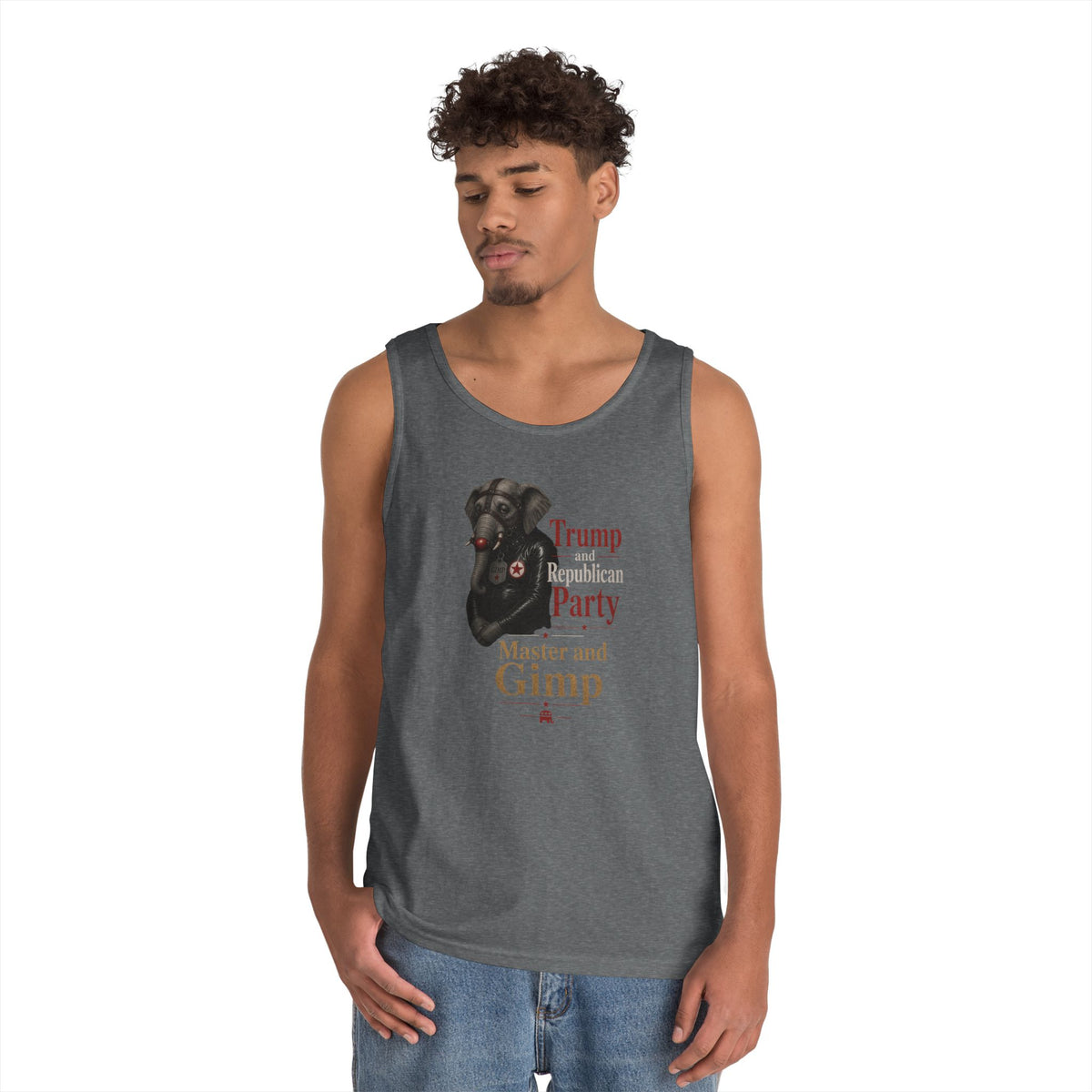 Color: Graphite Heather | Master and Gimp Tank Top