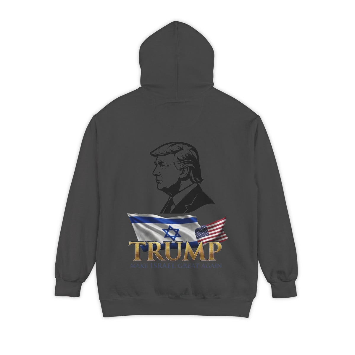 Color: Pepper | Make Israel Great Again Garment-Dyed Hoodie