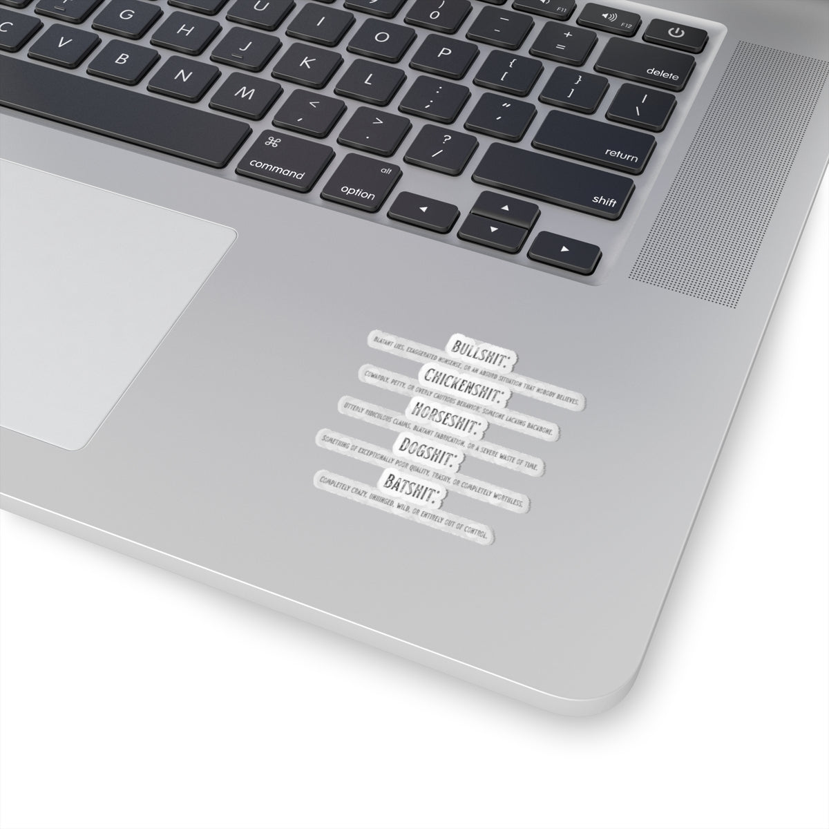 "Types of Shit" Sticker — Main